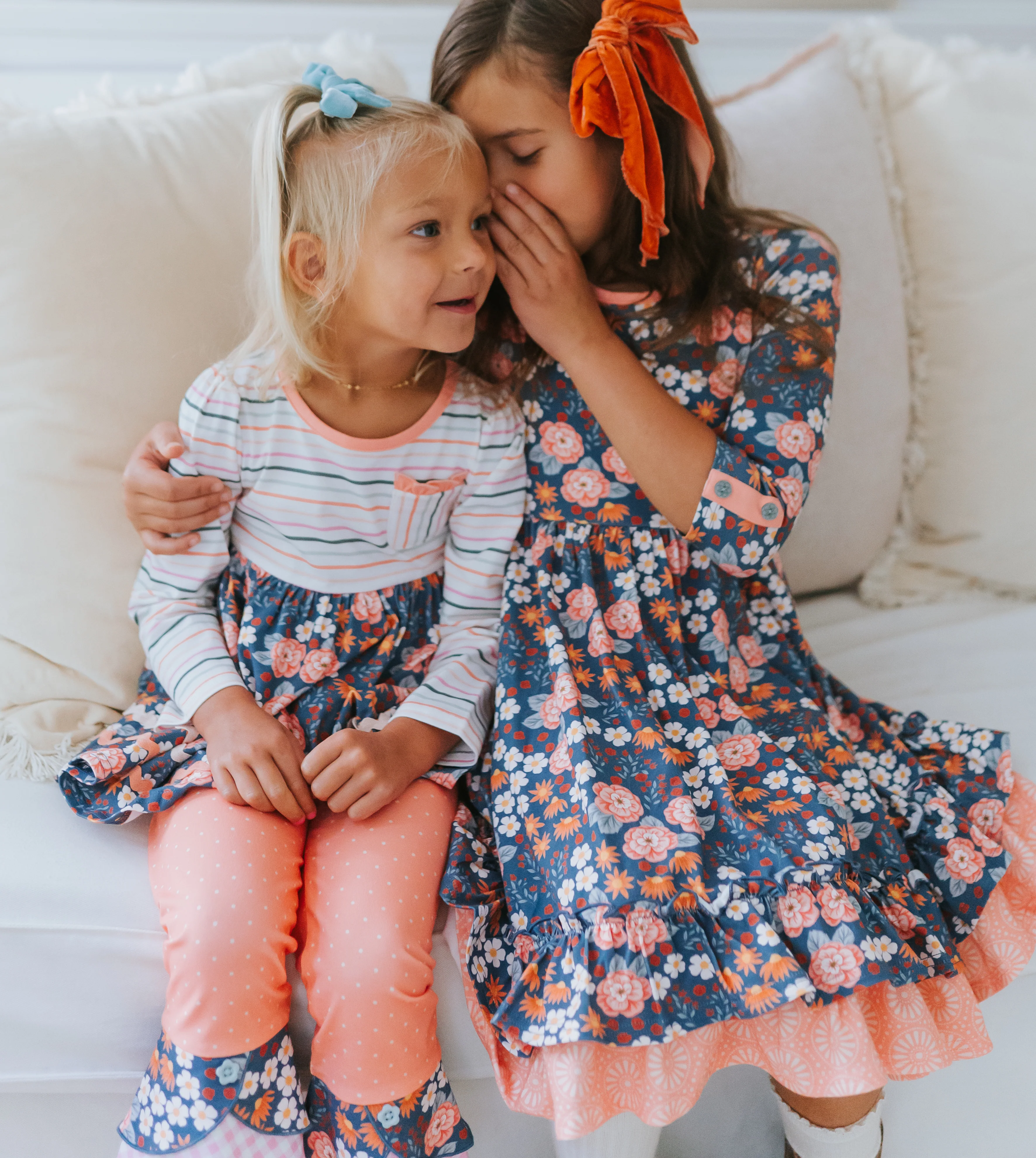 Peach Garden Giggles Scrappy Leggings - Image 3