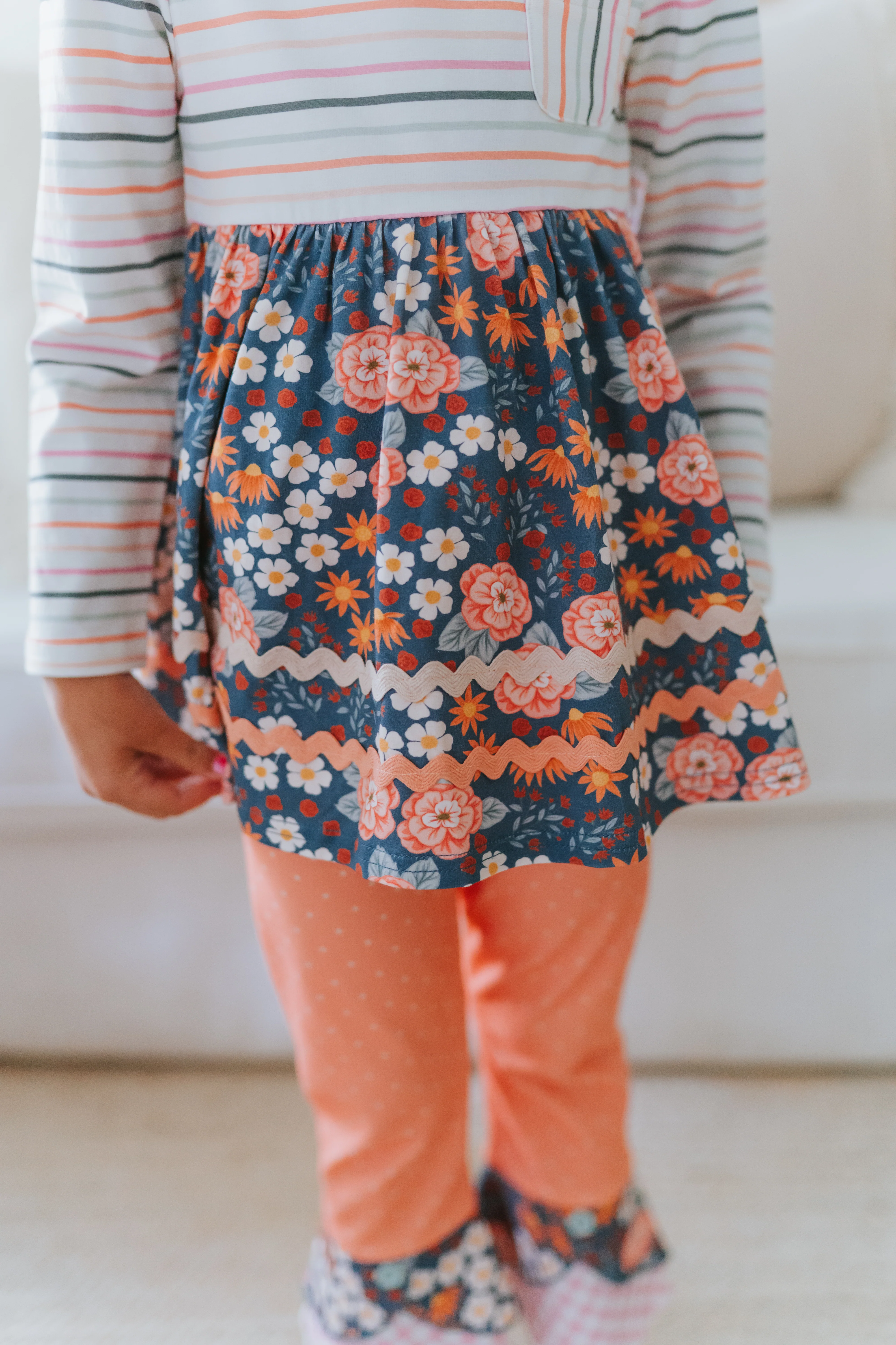 Peach Garden Giggles Scrappy Leggings - Image 8
