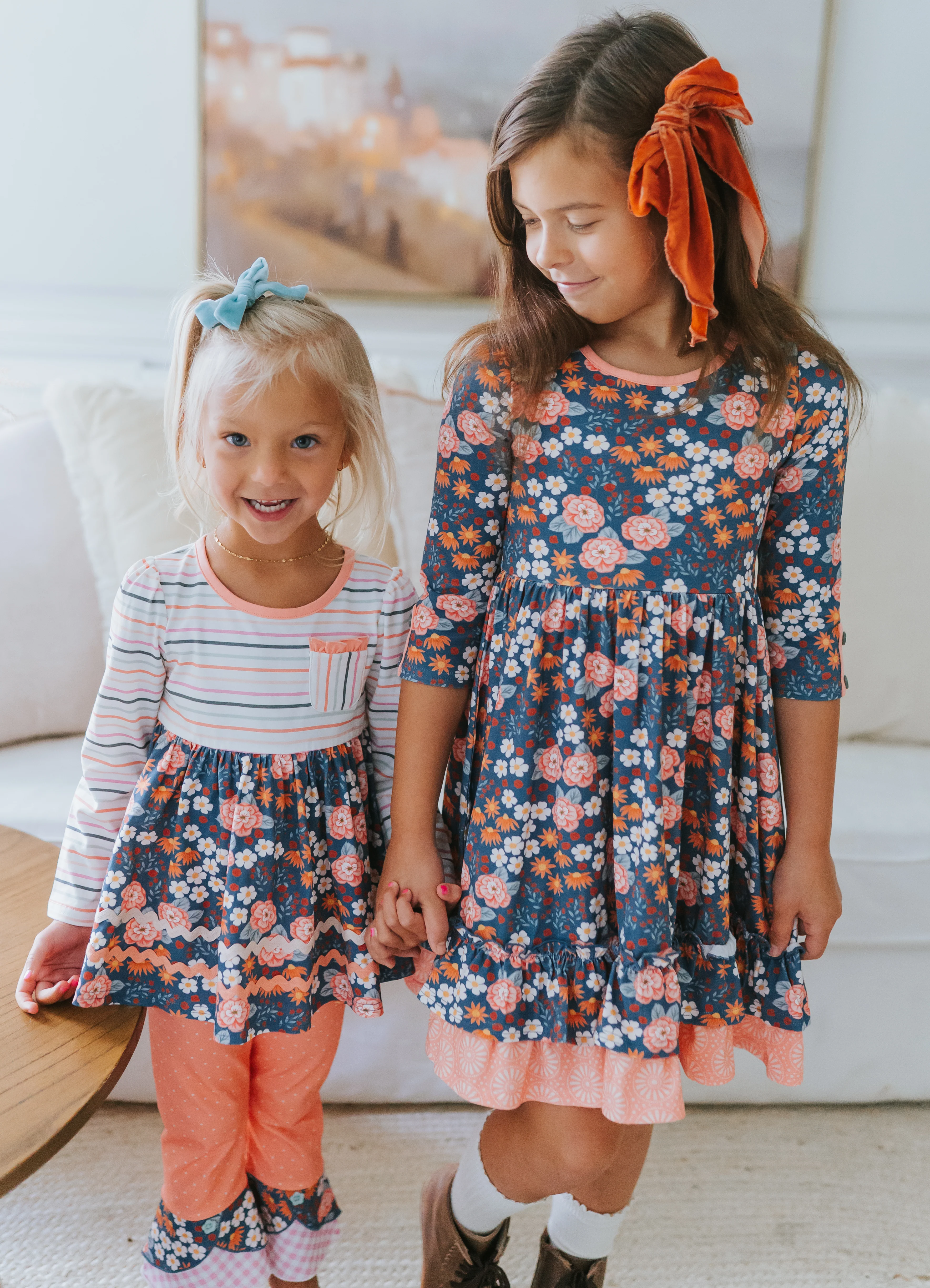 Peach Garden Giggles Scrappy Leggings - Image 9