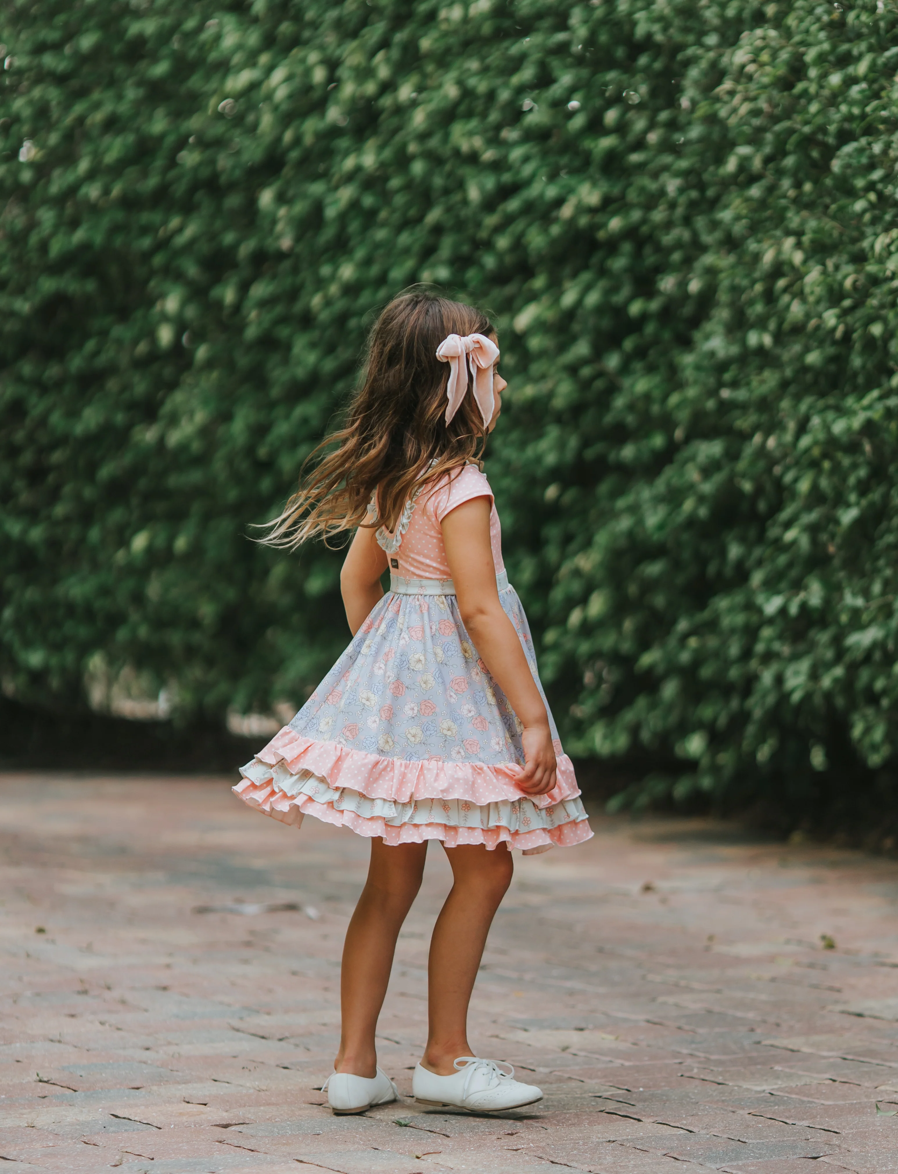 Petal Parade Ruffle Dress - Image 6
