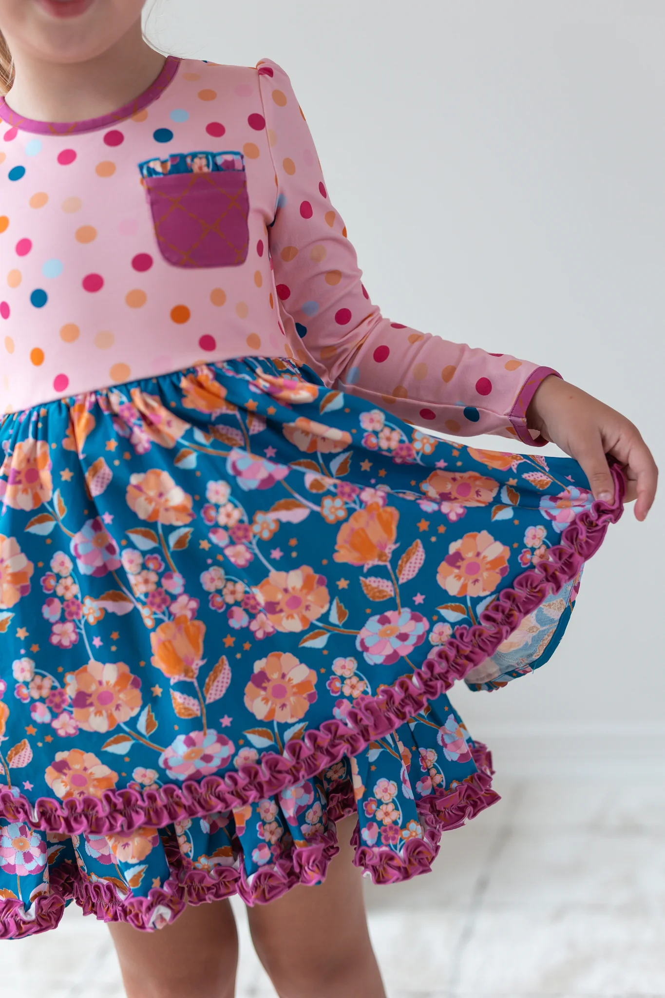 Plum Pie Dreams Ruffle Dress - Image 8