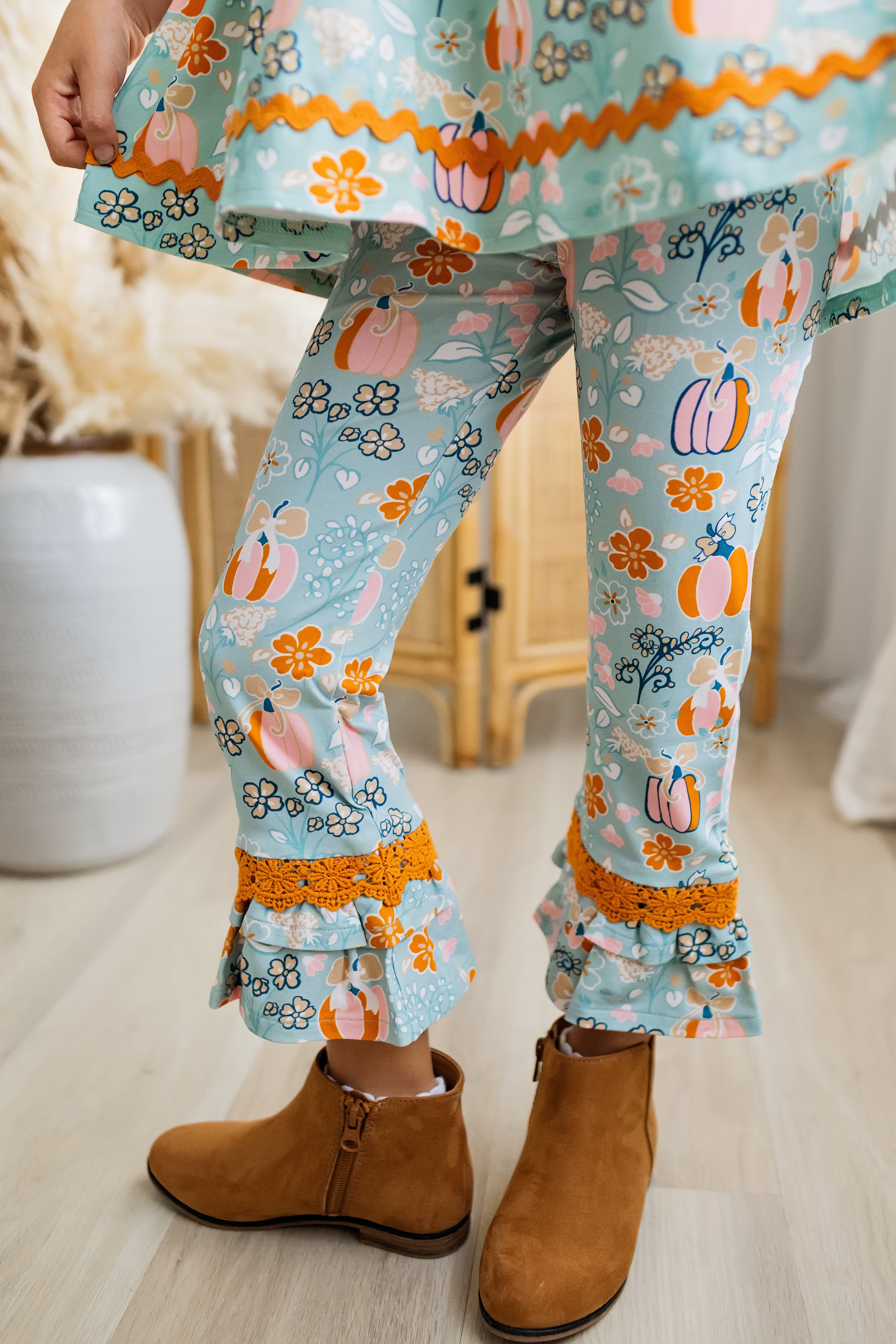 Pumpkin Pie Darling Big Ruffles - Image 5