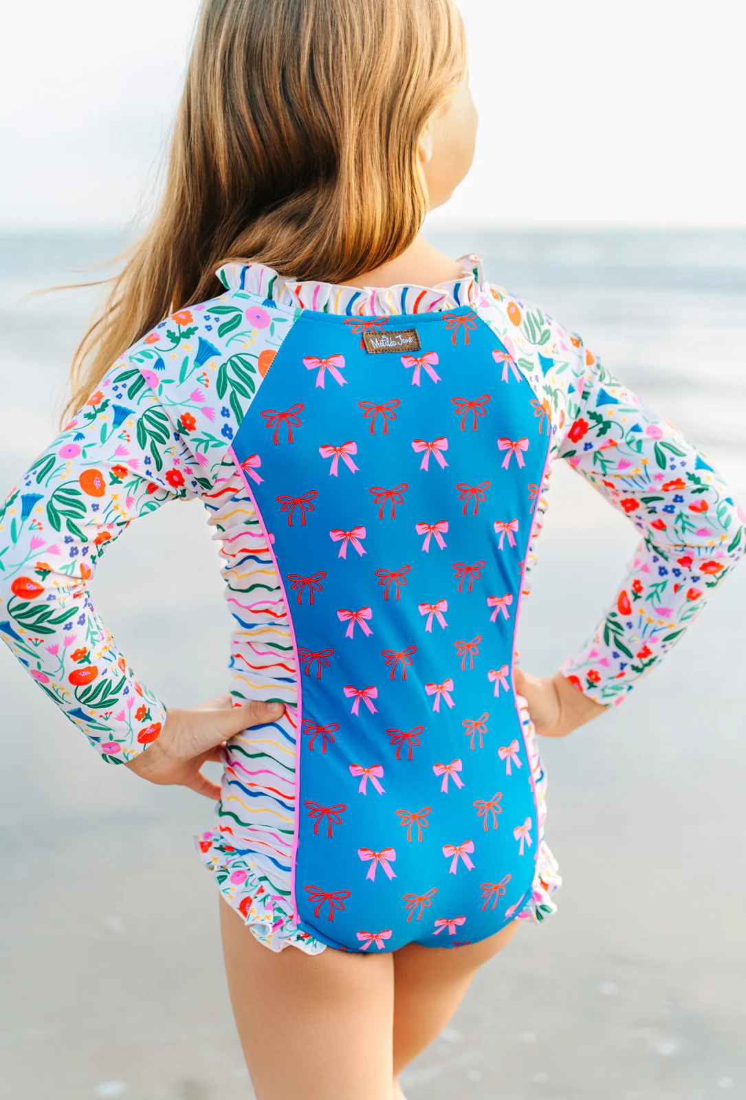 Rash Guard Swimsuit - Long Sleeve | Boho Blossom - Image 3
