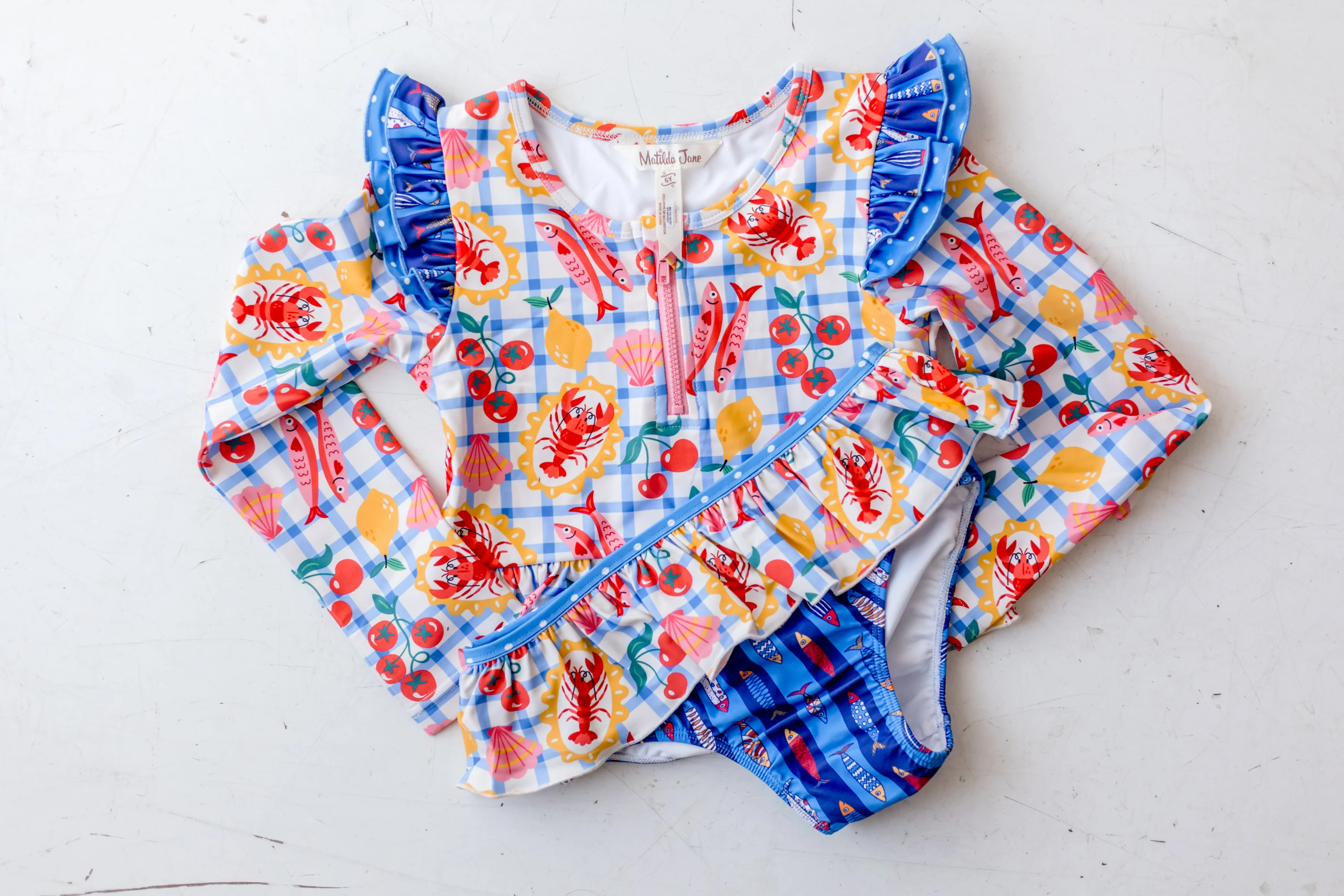 Rash Guard Swimsuit - Long Sleeve | Cherry Coast - Image 7