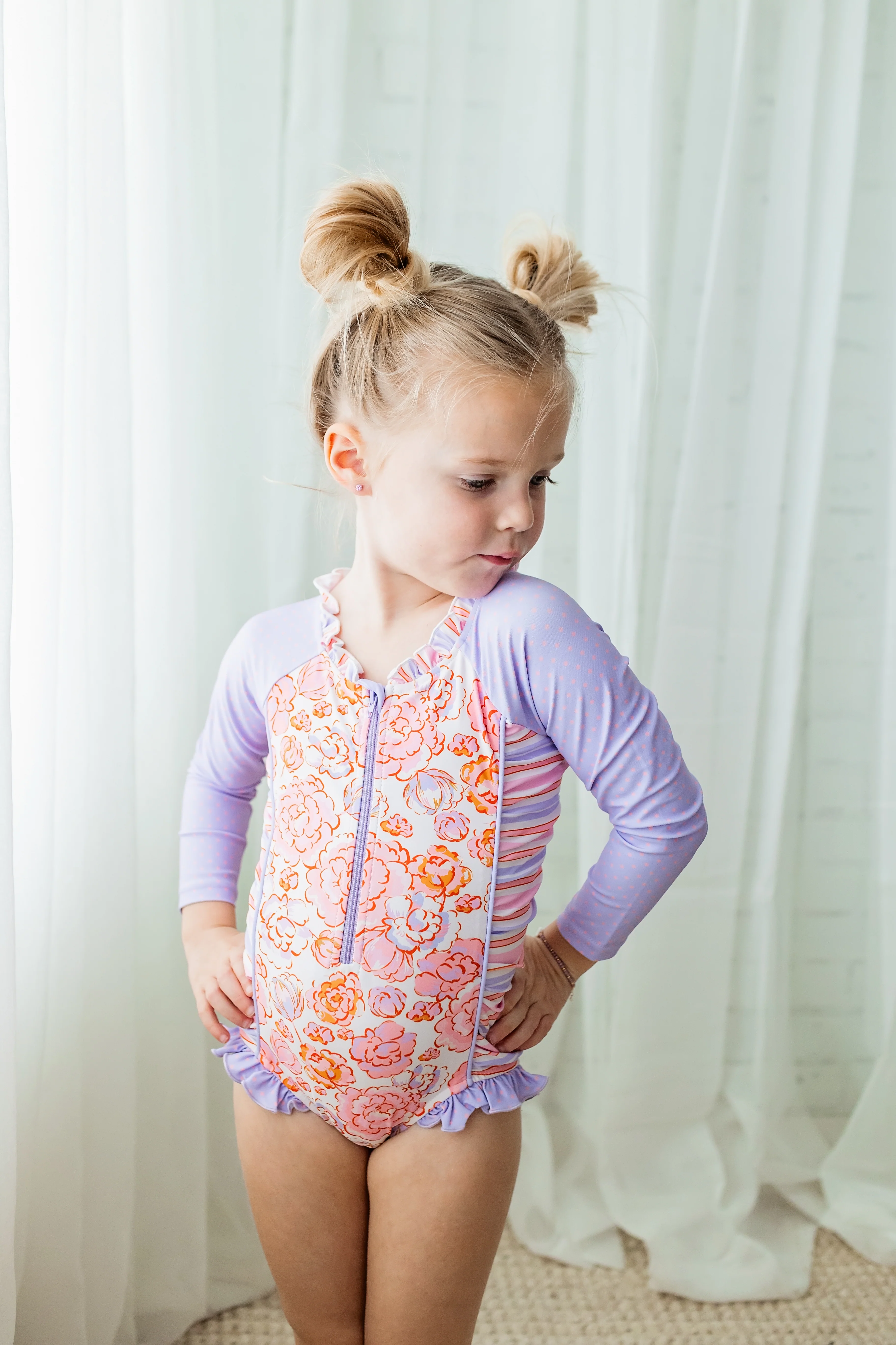 Rash Guard Swimsuit - Long Sleeve | Coastal Charm - Image 11