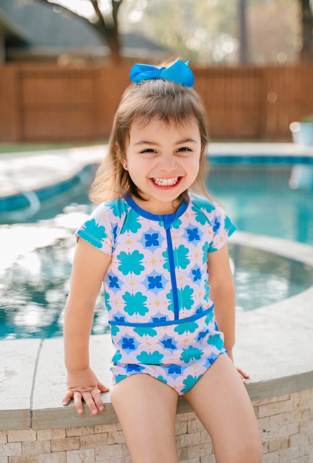 Rash Guard Swimsuit - Short Sleeve | Mod Petal - Image 10
