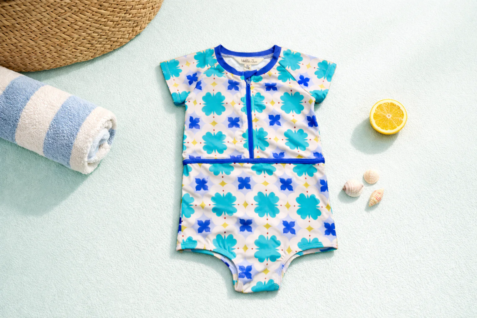 Rash Guard Swimsuit - Short Sleeve | Mod Petal - Image 4