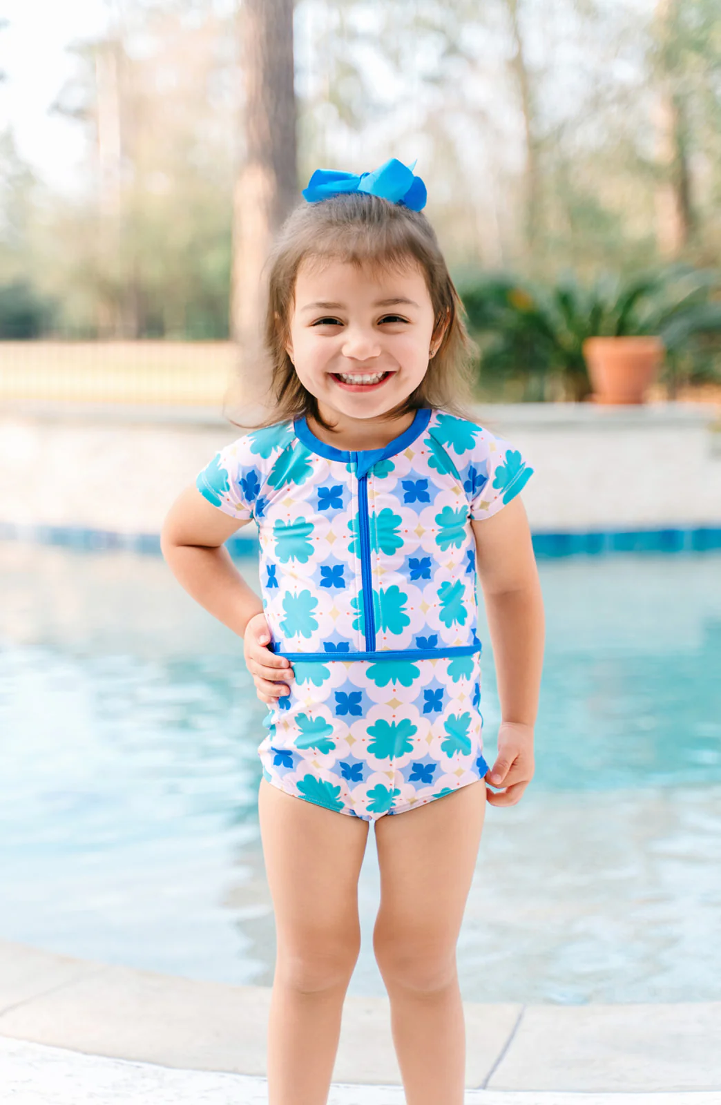Rash Guard Swimsuit - Short Sleeve | Mod Petal - Image 5