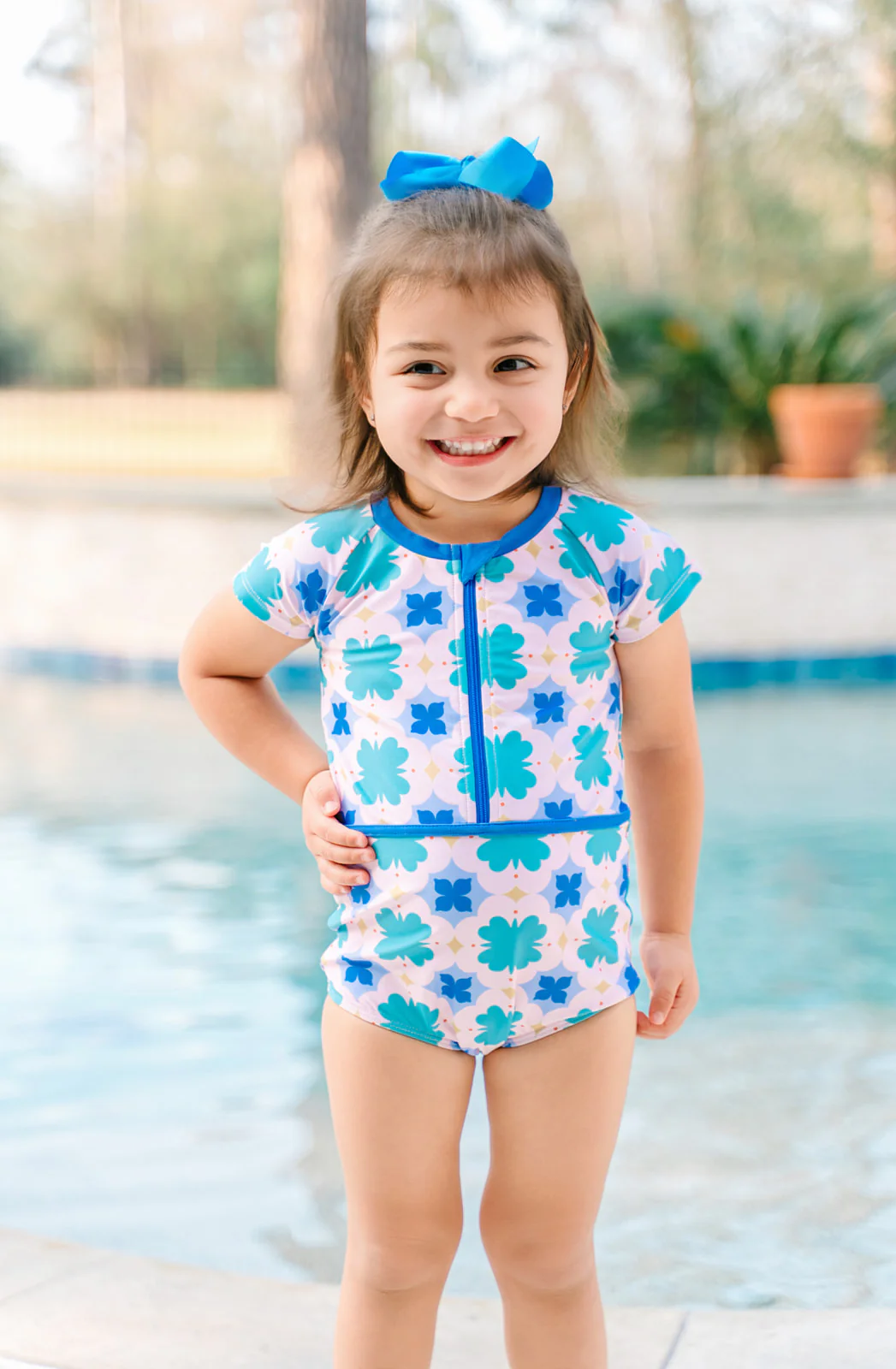 Rash Guard Swimsuit - Short Sleeve | Mod Petal - Image 7