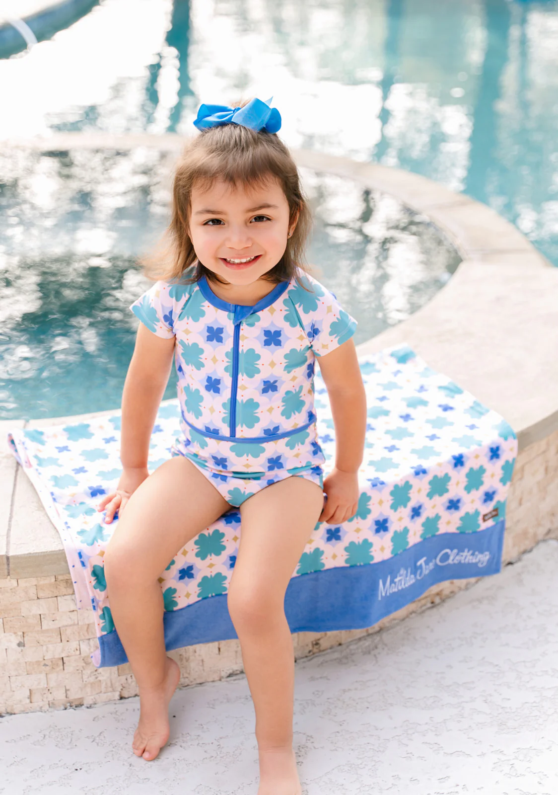 Rash Guard Swimsuit - Short Sleeve | Mod Petal - Image 9