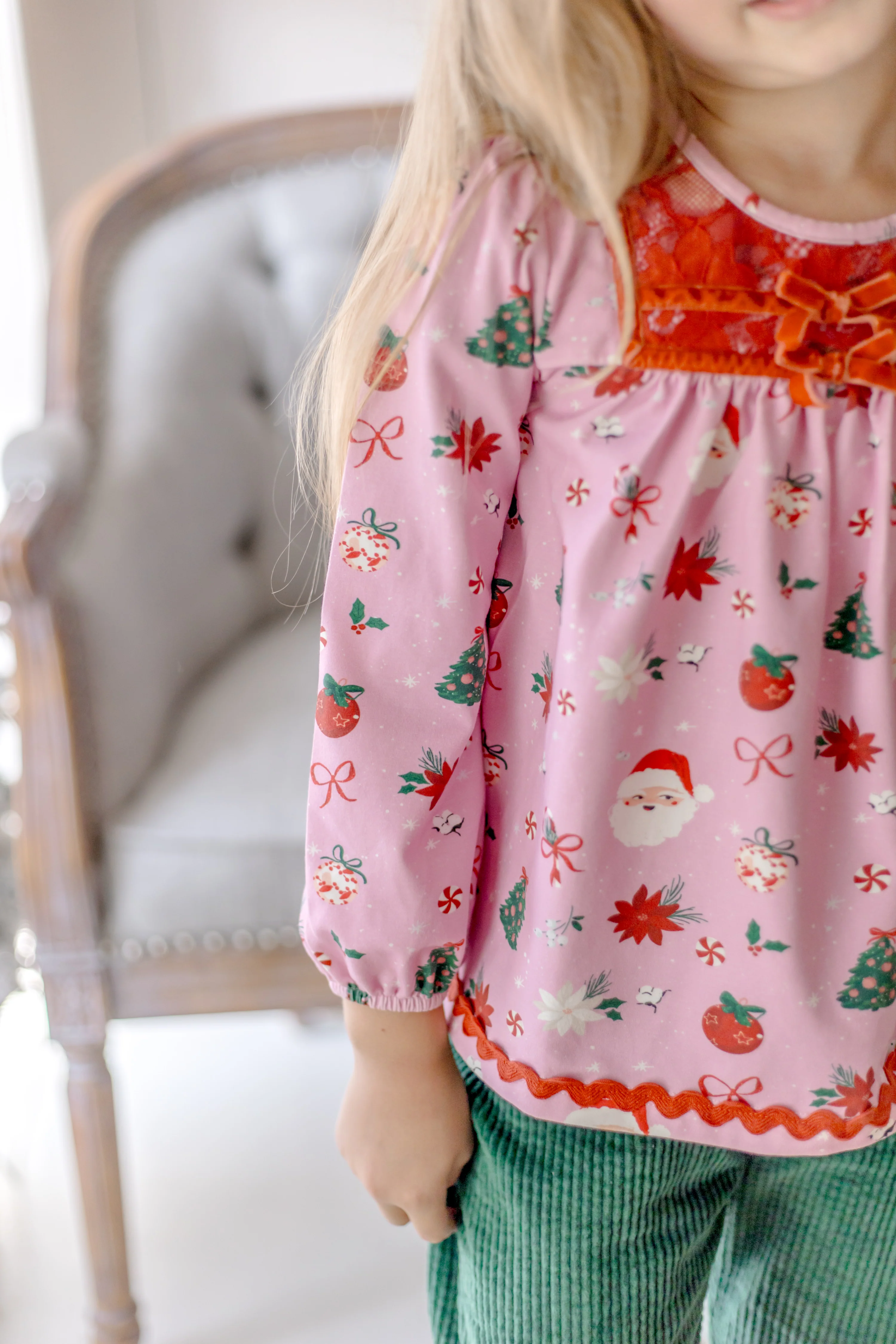 Rosy Cheeks & Jingles Lace Tunic - Image 6