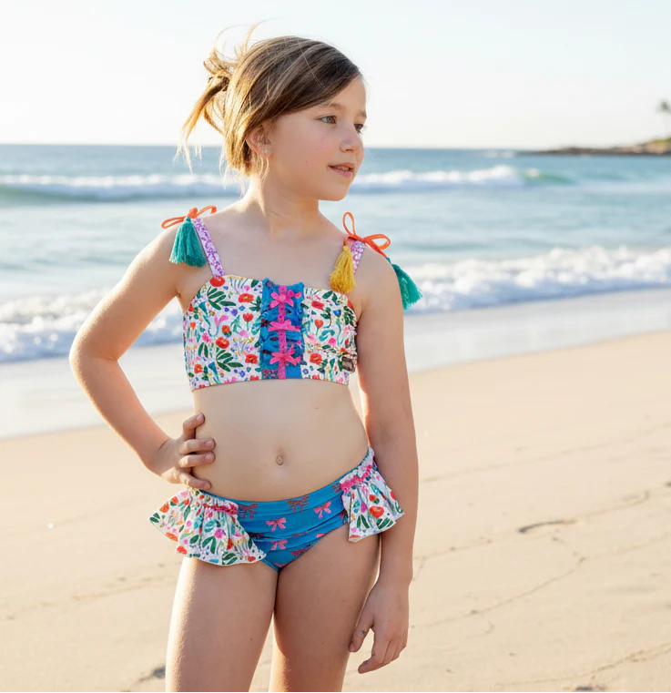 Ruffle Two Piece Swimsuit | Boho Blossom - Image 3