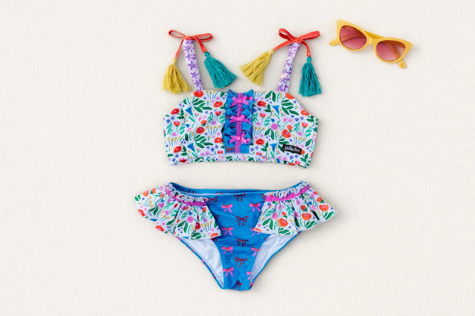 Ruffle Two Piece Swimsuit | Boho Blossom - Image 7