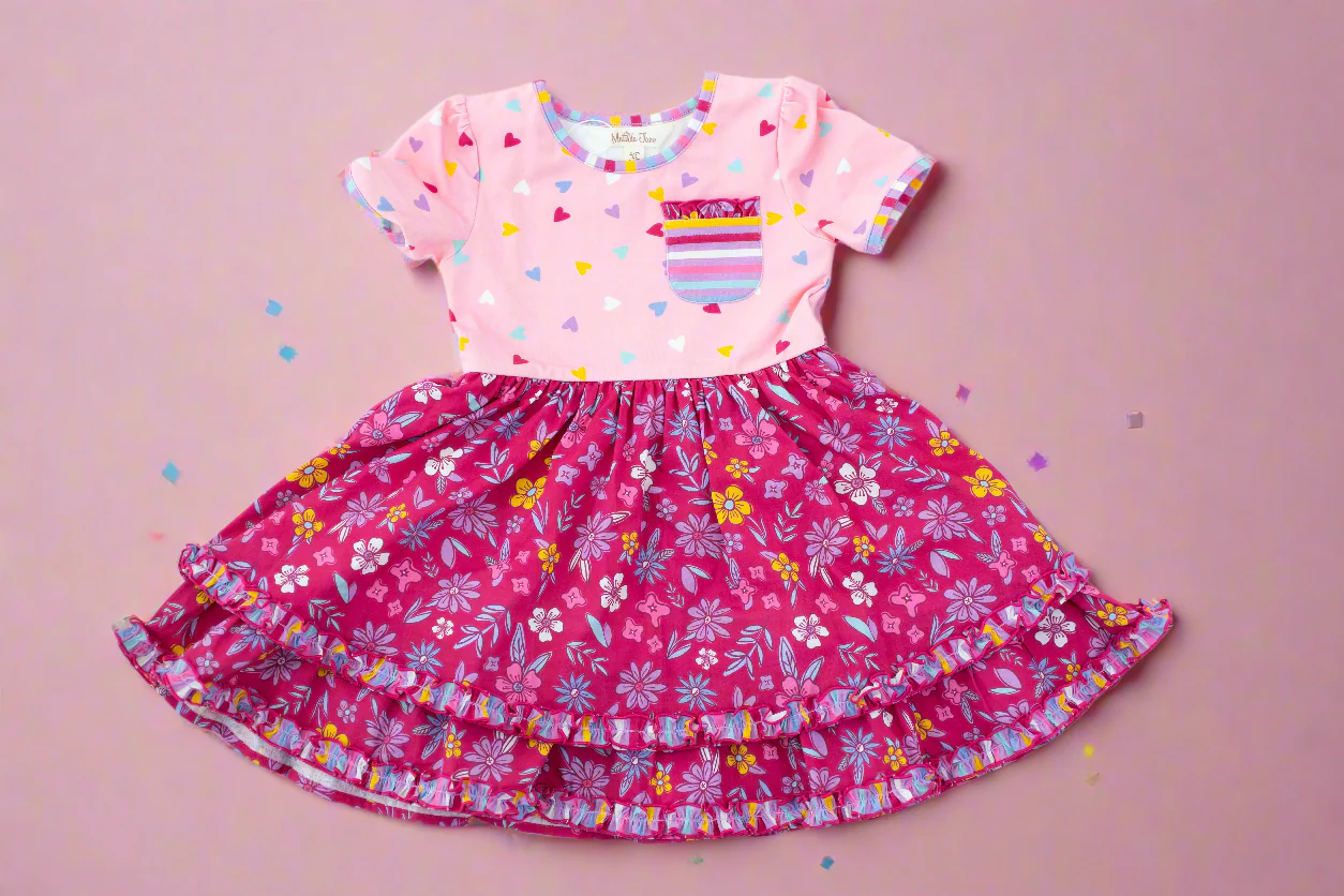 Spread The Love Double Ruffle Dress