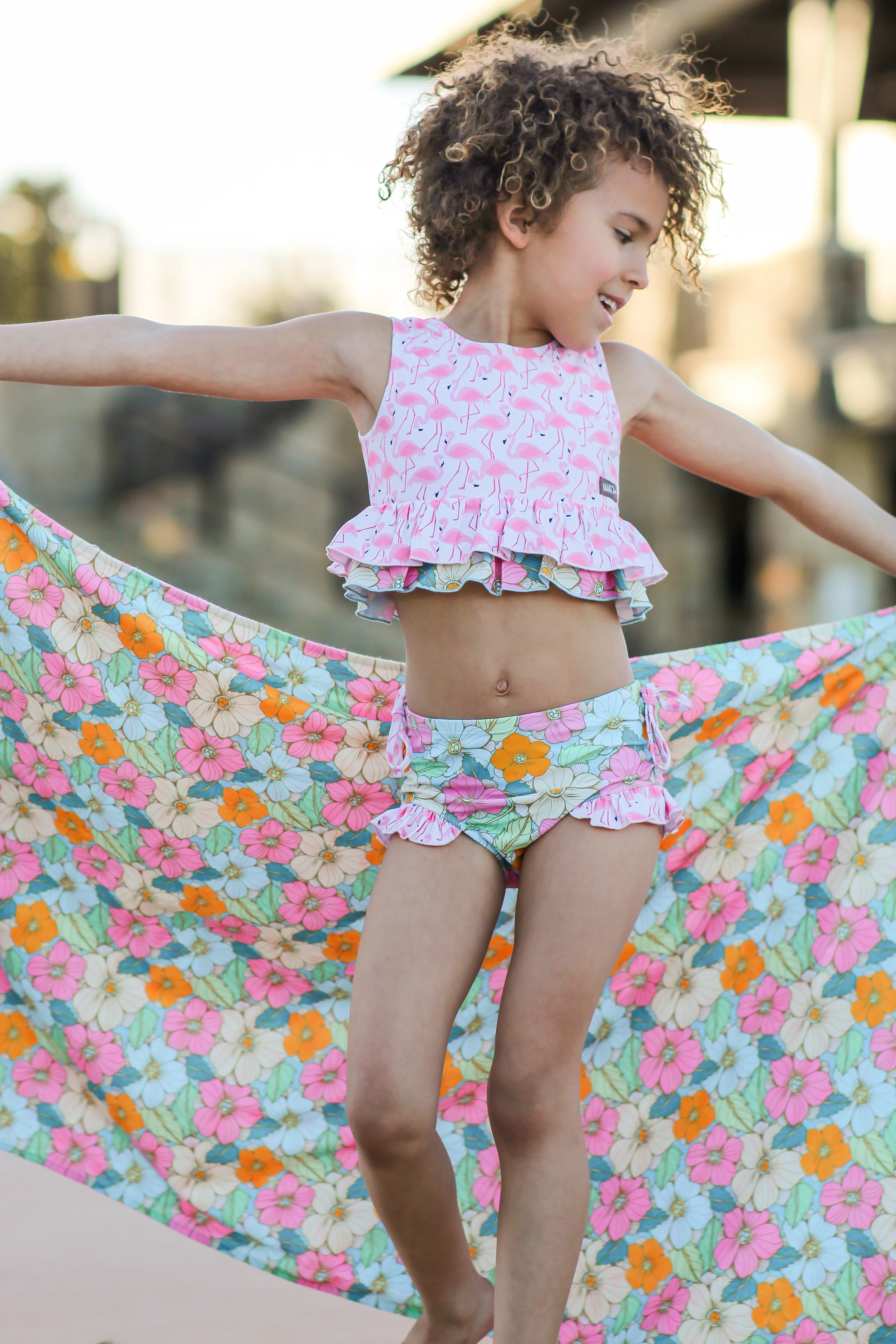 Tankini Swimsuit | Flamingo Fiesta - Image 15