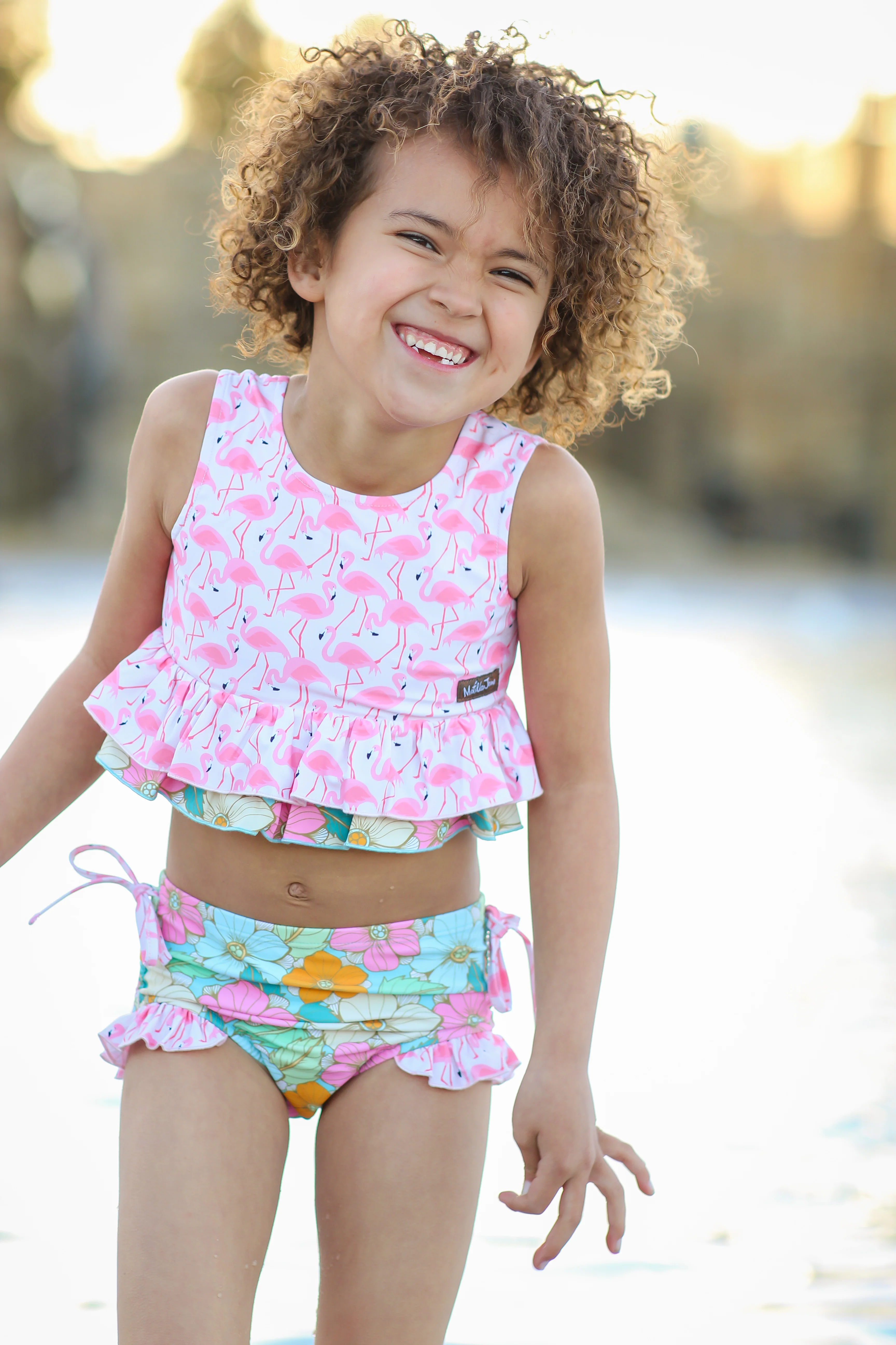 Tankini Swimsuit | Flamingo Fiesta - Image 16