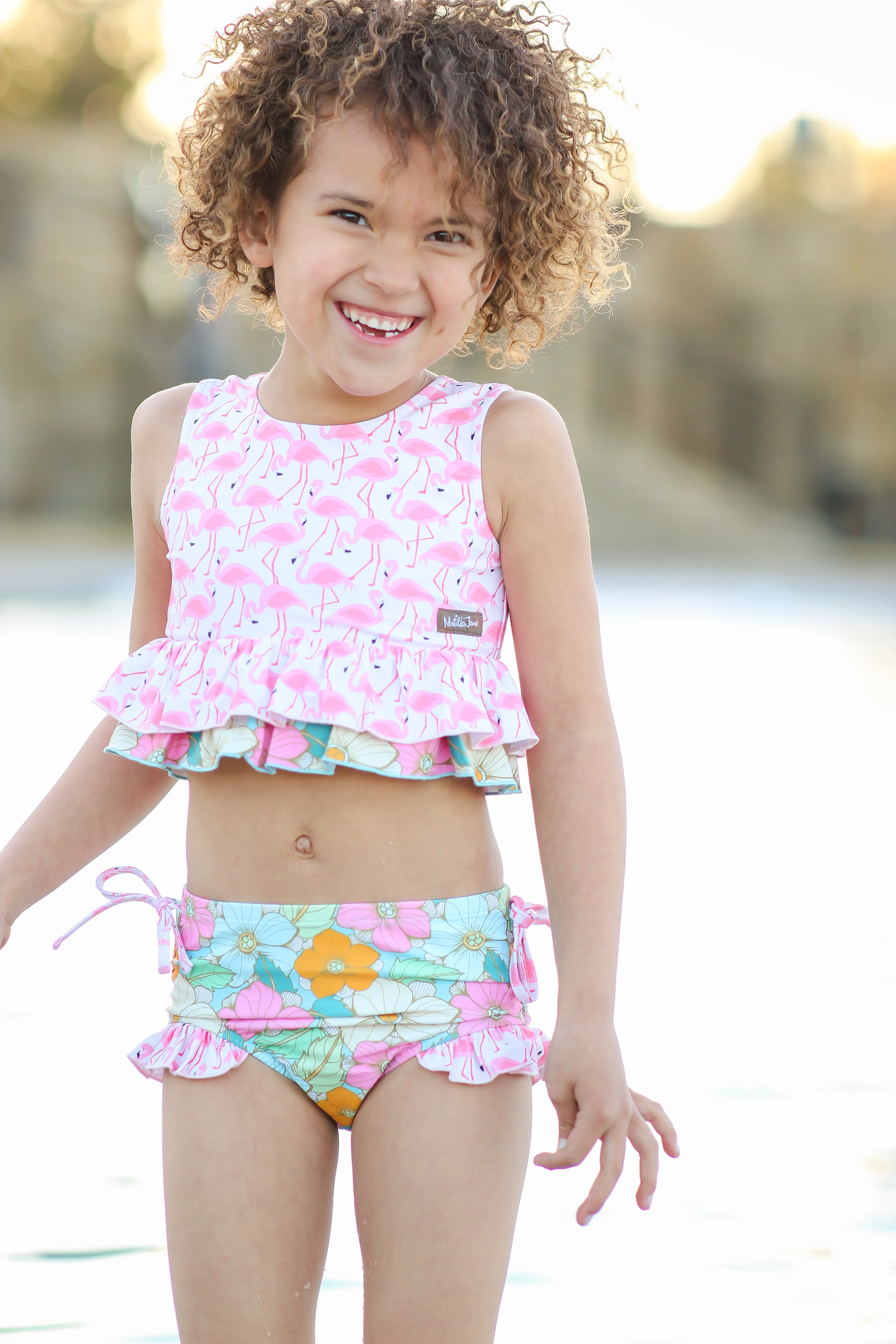 Tankini Swimsuit | Flamingo Fiesta - Image 17