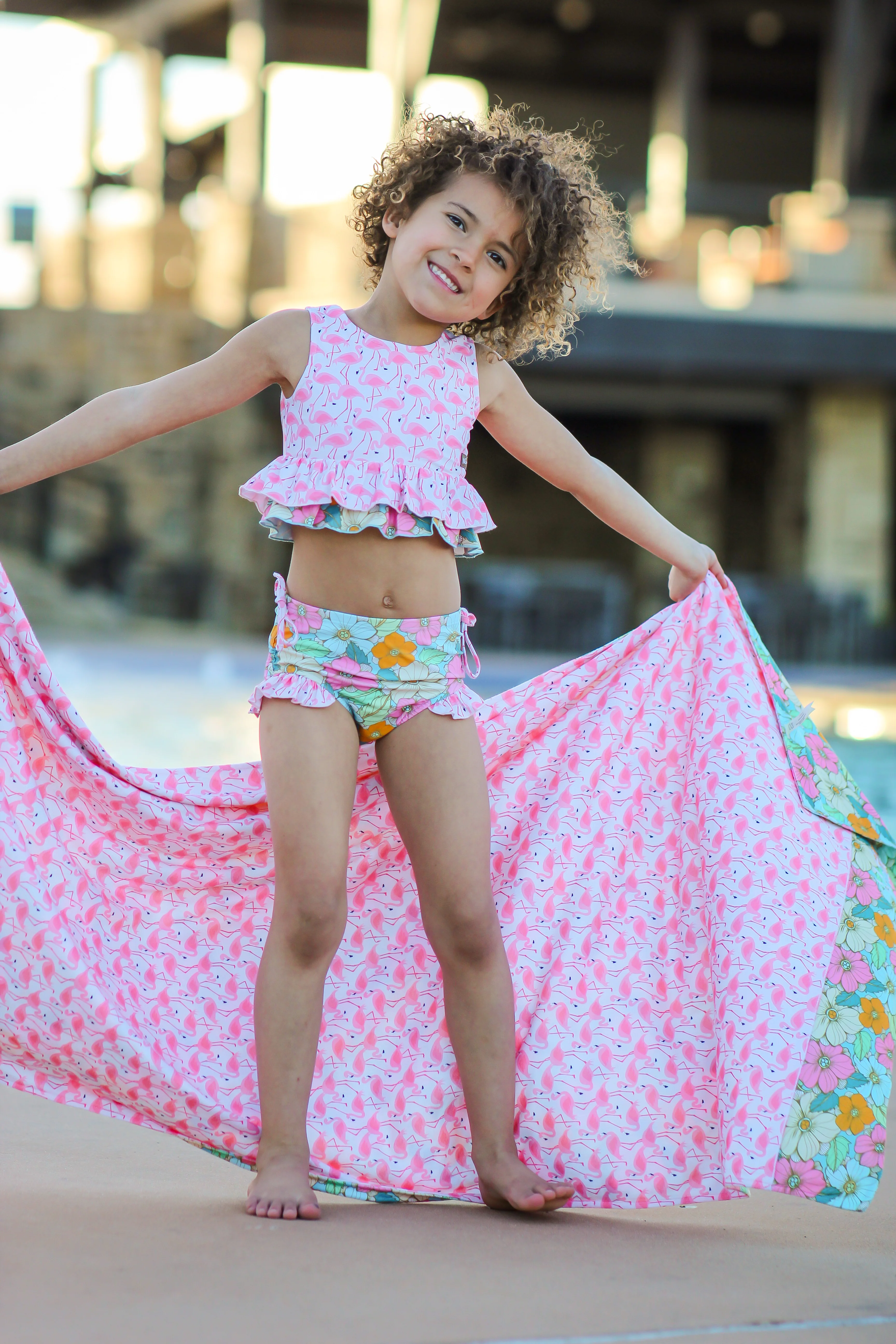 Tankini Swimsuit | Flamingo Fiesta - Image 21