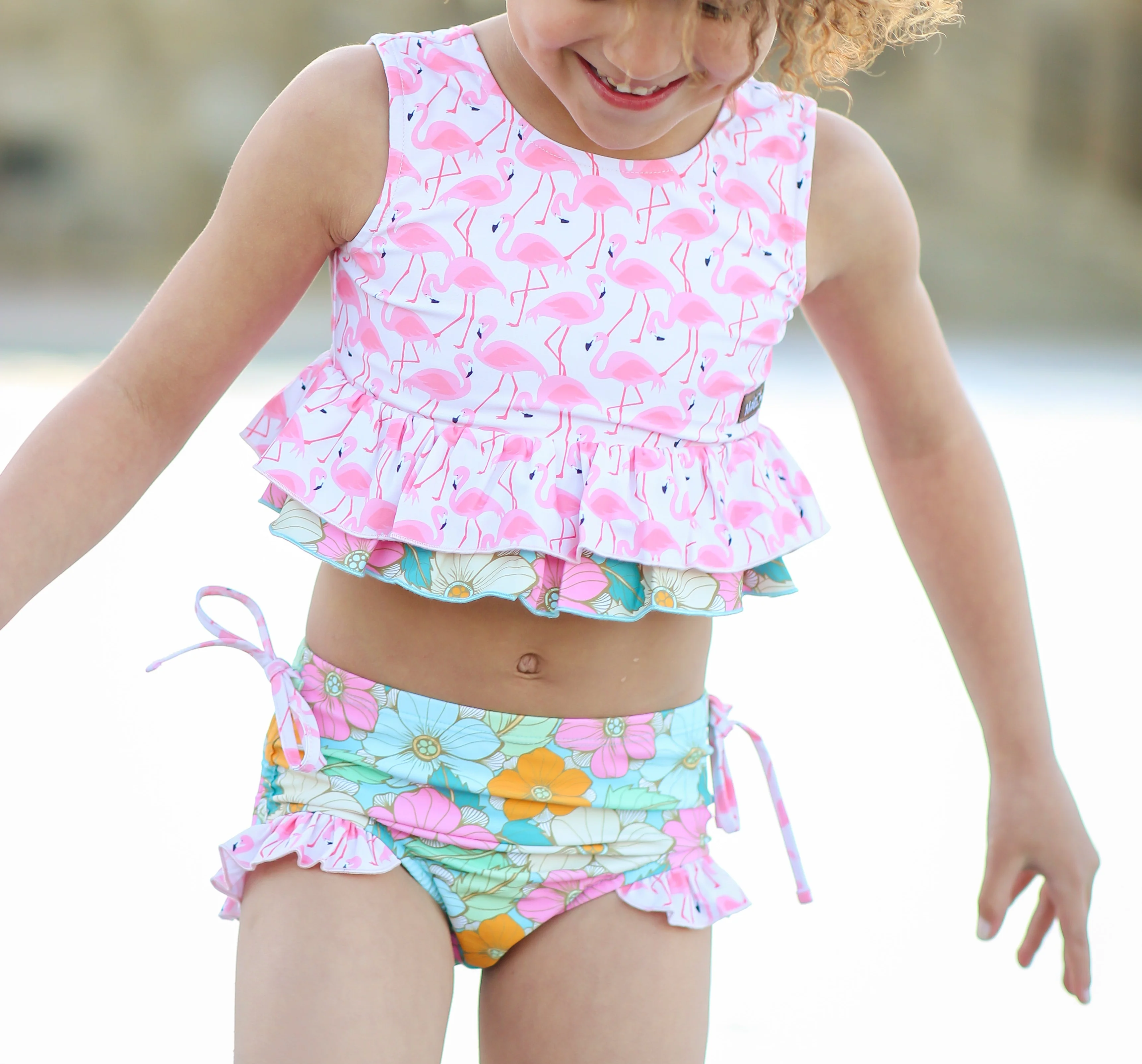 Tankini Swimsuit | Flamingo Fiesta - Image 3