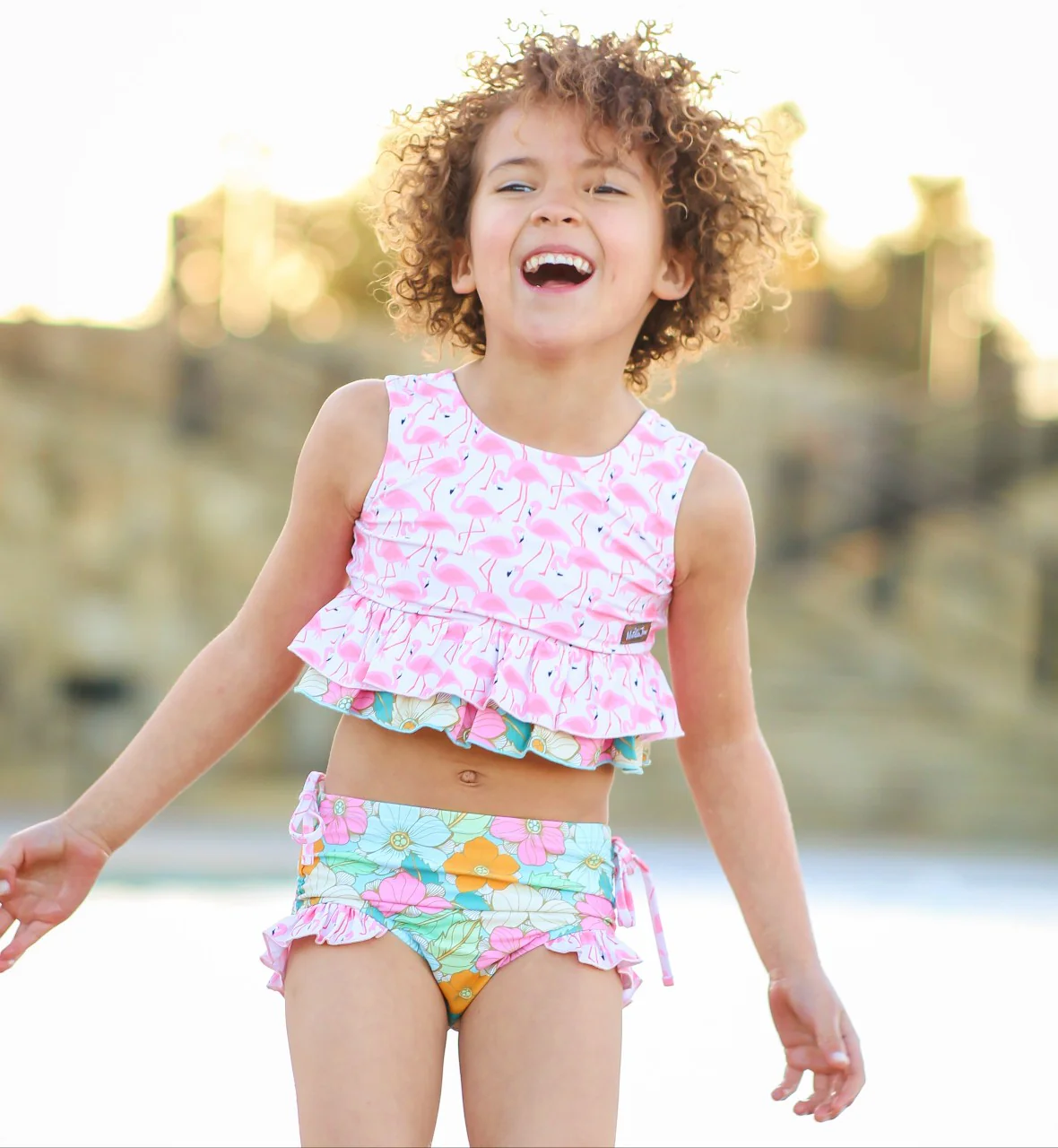 Tankini Swimsuit | Flamingo Fiesta - Image 4