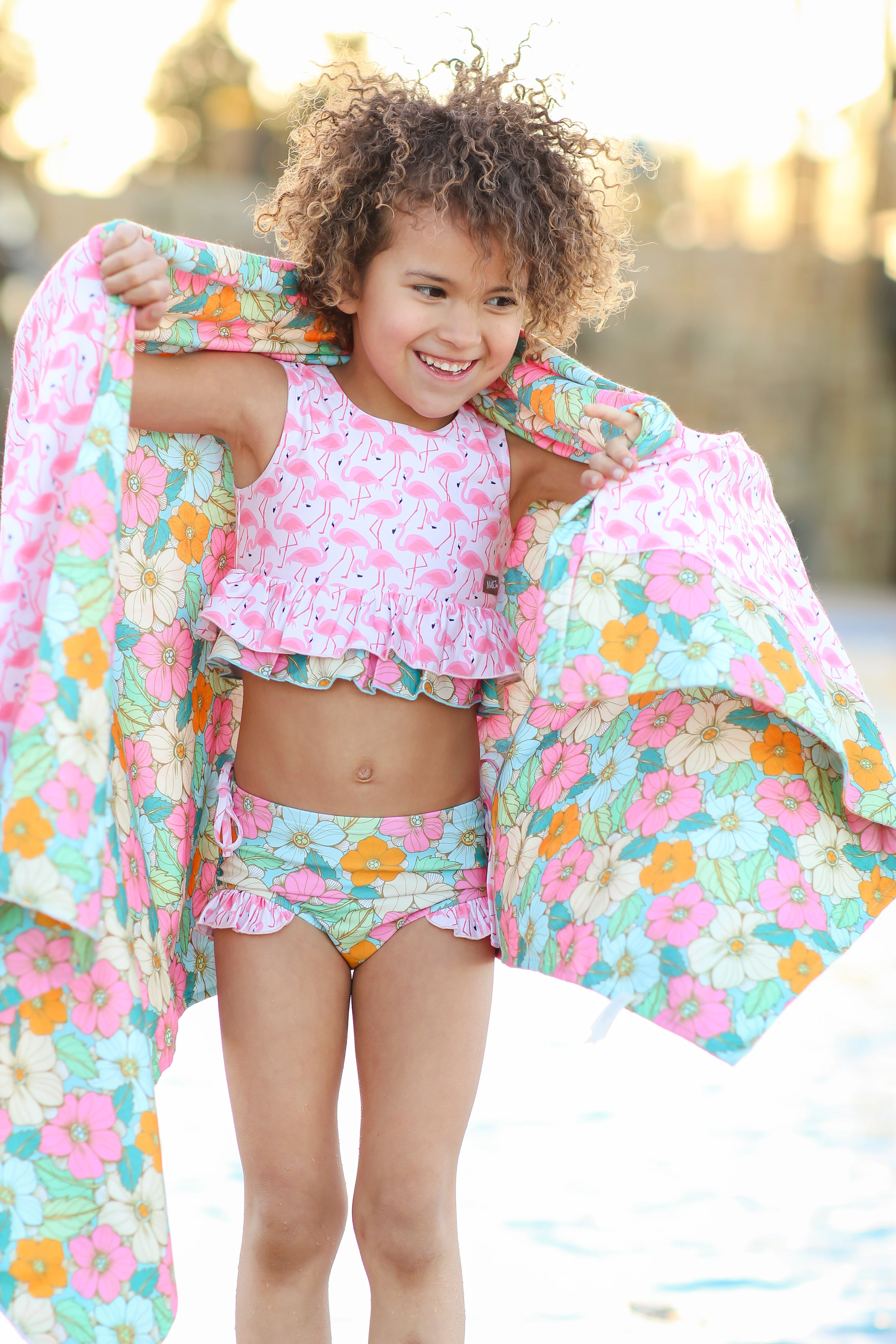 Tankini Swimsuit | Flamingo Fiesta - Image 6