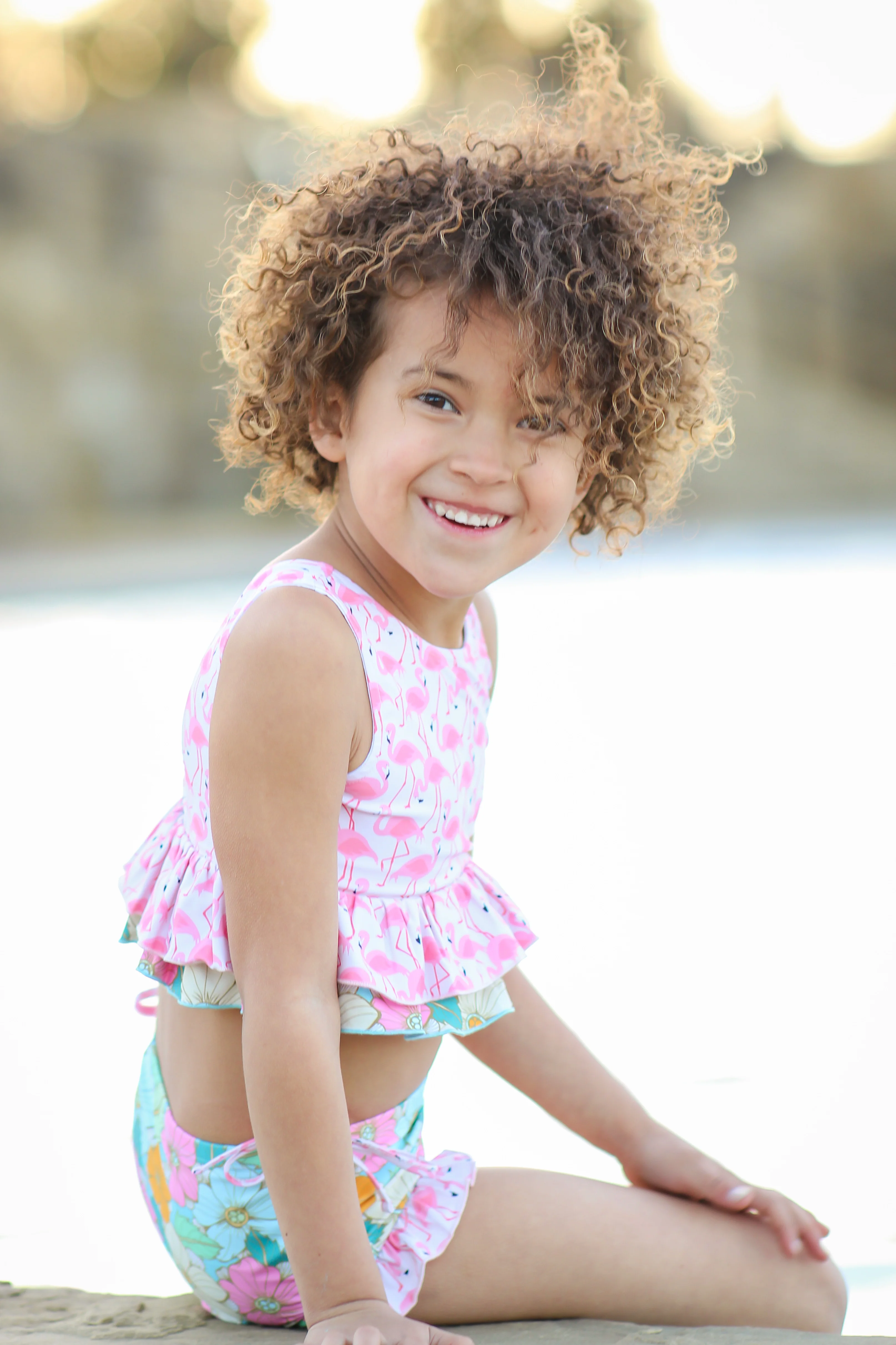 Tankini Swimsuit | Flamingo Fiesta - Image 8