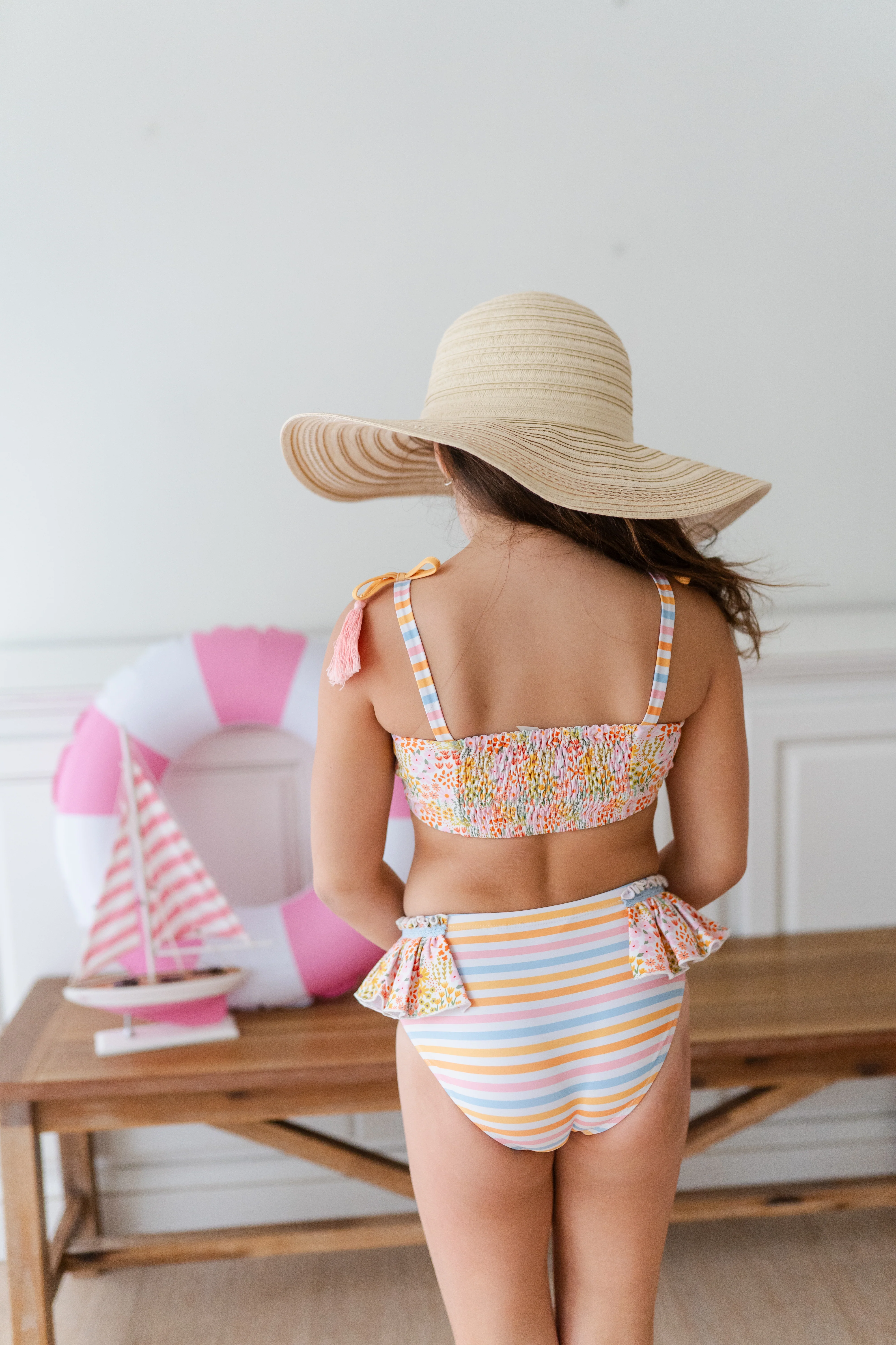 Tassel Two Piece Swimsuit | Sunlit Meadow - Image 7