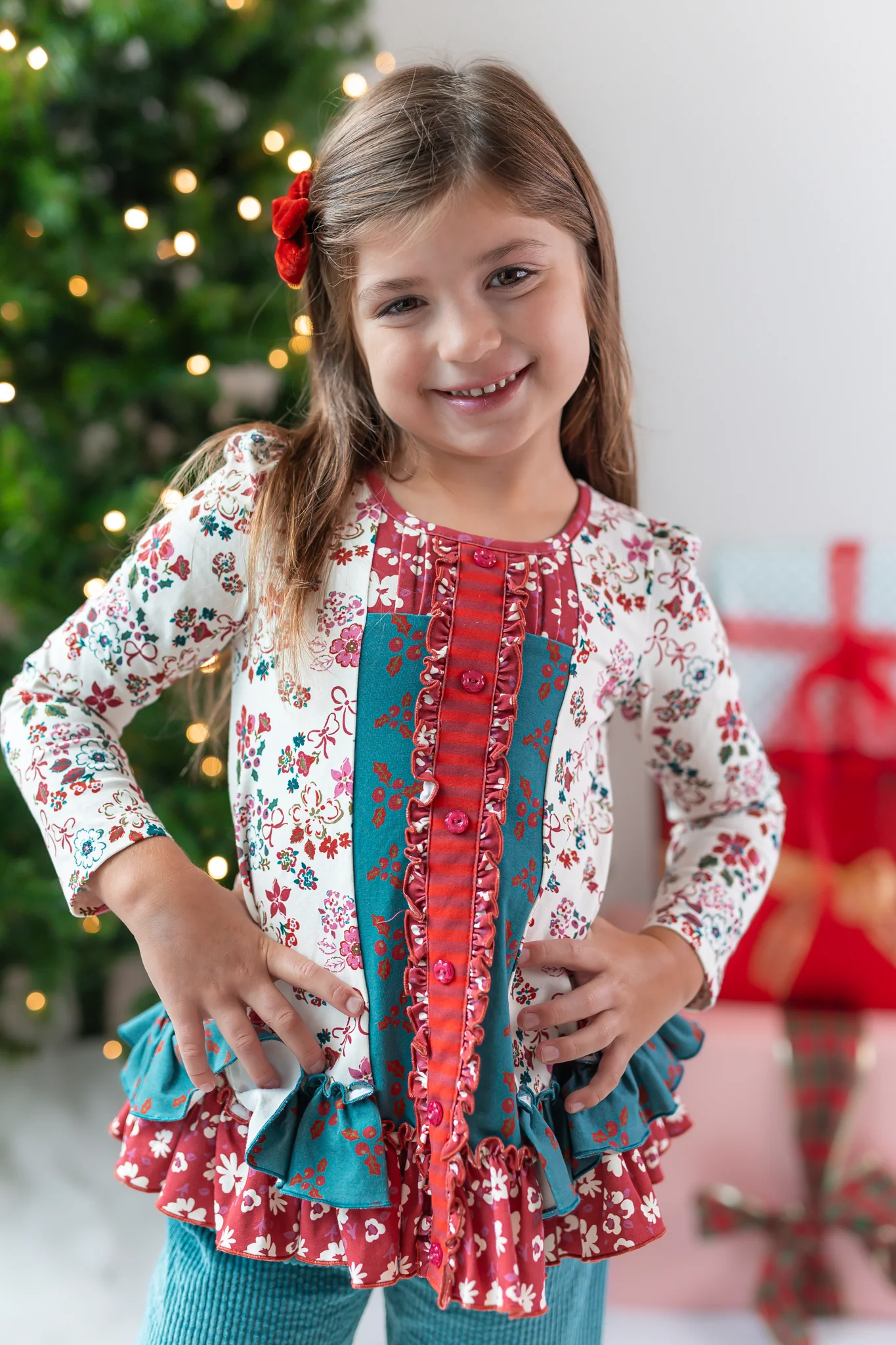 Tinselberry Lane Ruffle Tunic - Image 7