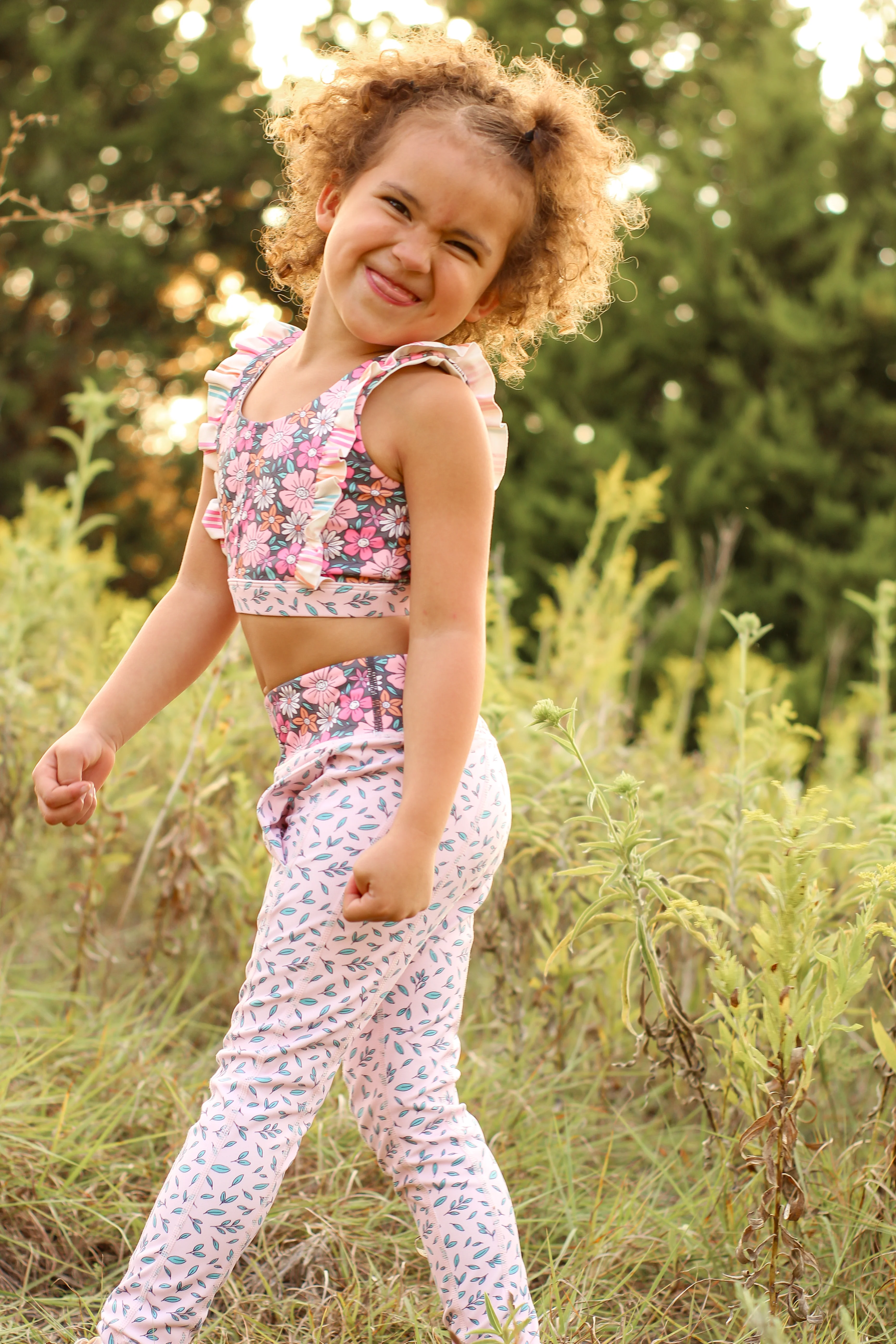 Twilight Blossom Active Leggings - Image 11