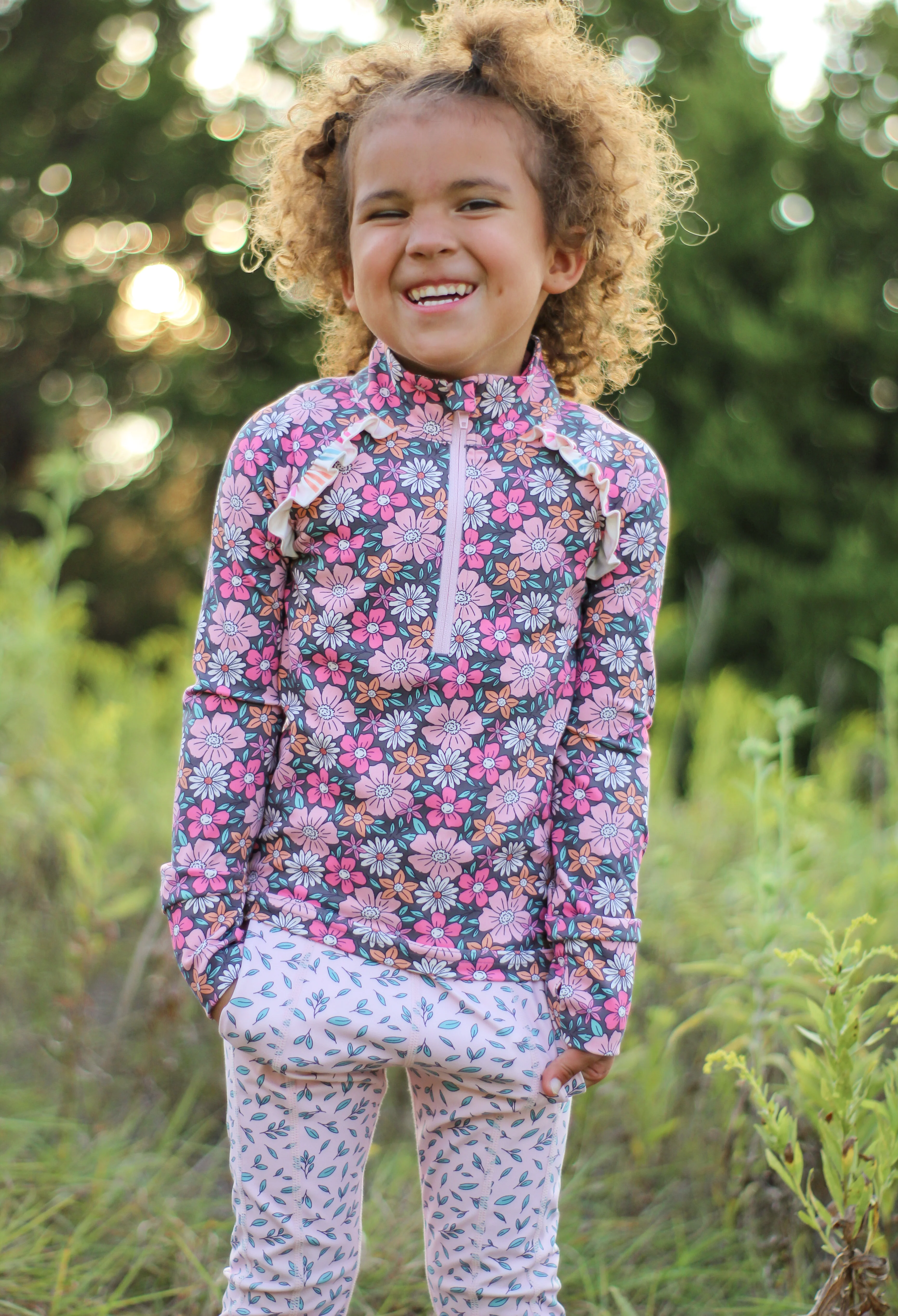 Twilight Blossom Active Leggings - Image 19
