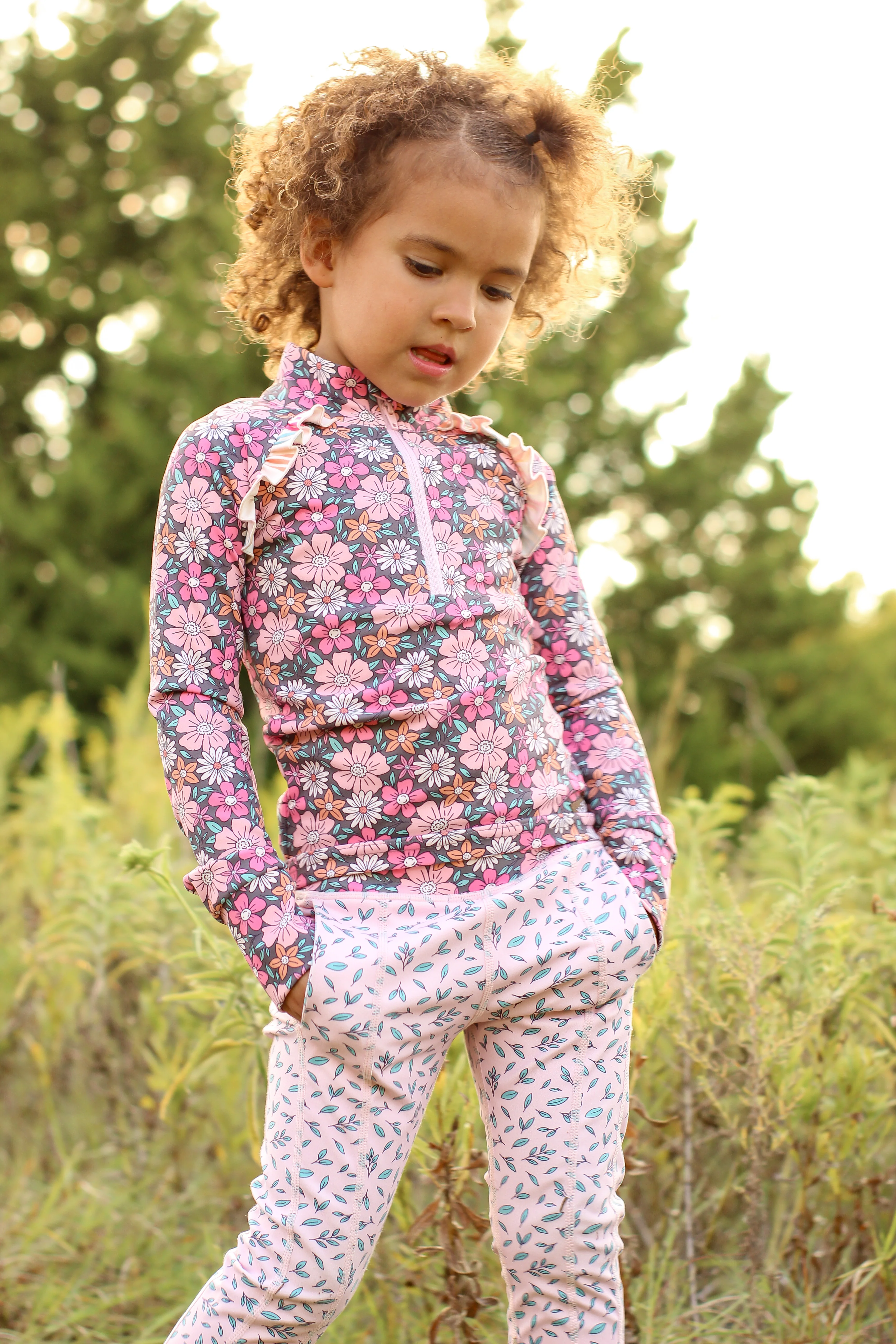 Twilight Blossom Active Leggings - Image 23