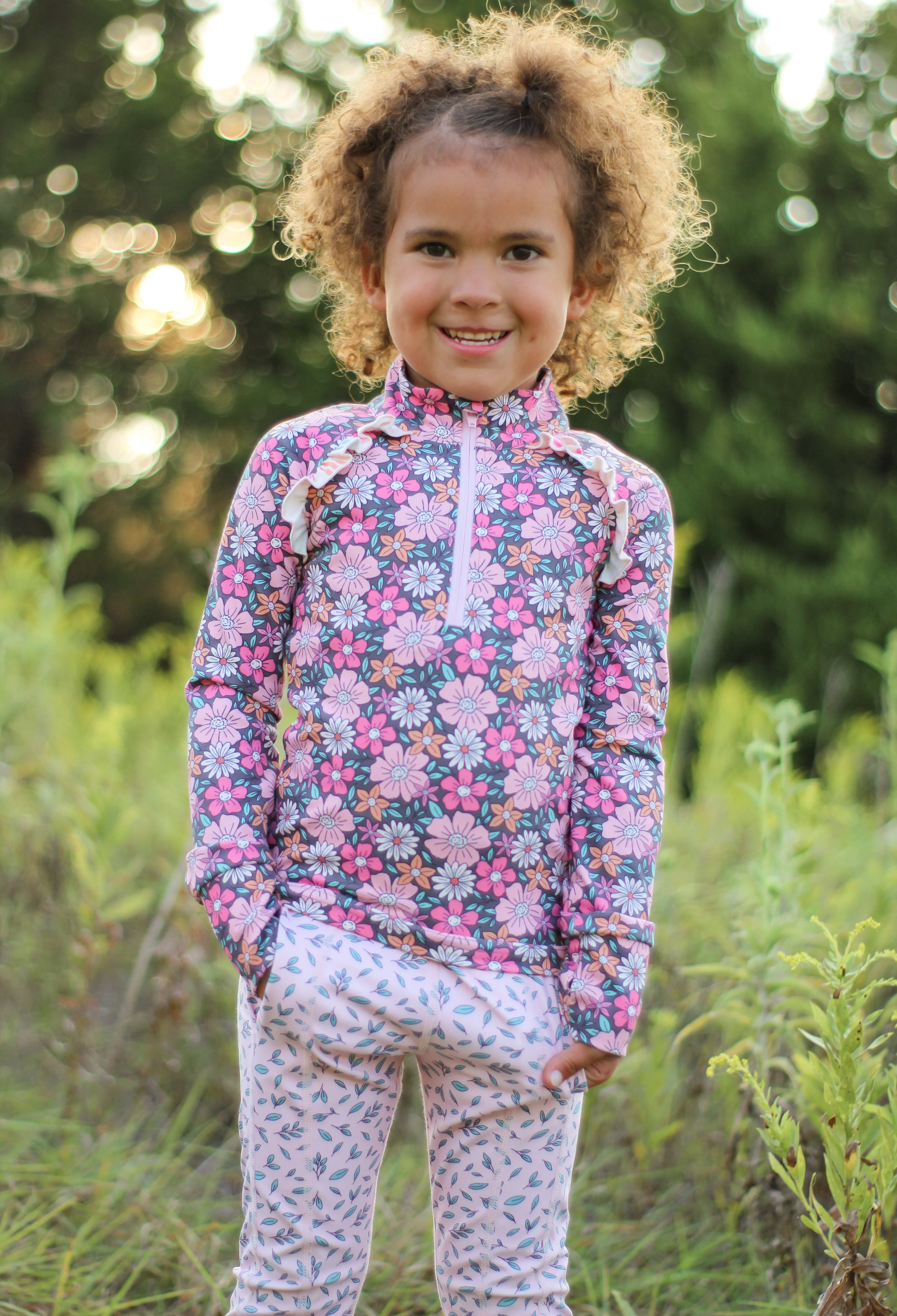 Twilight Blossom Active Leggings - Image 8