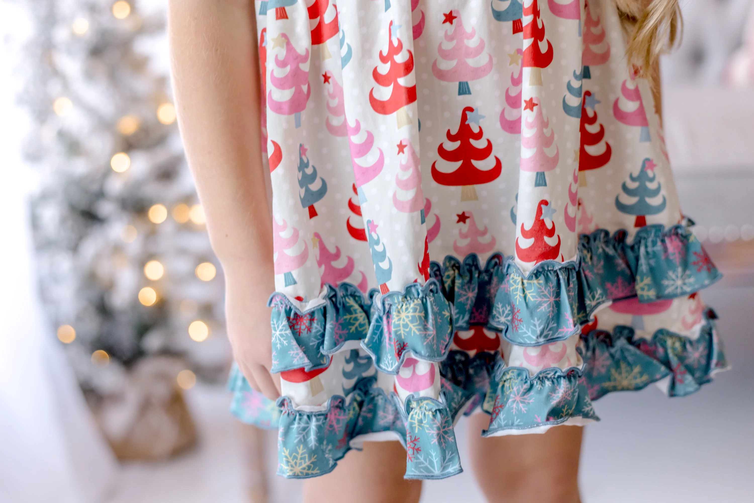 Twinkle Tree Treasures Ruffle Dress - Image 7