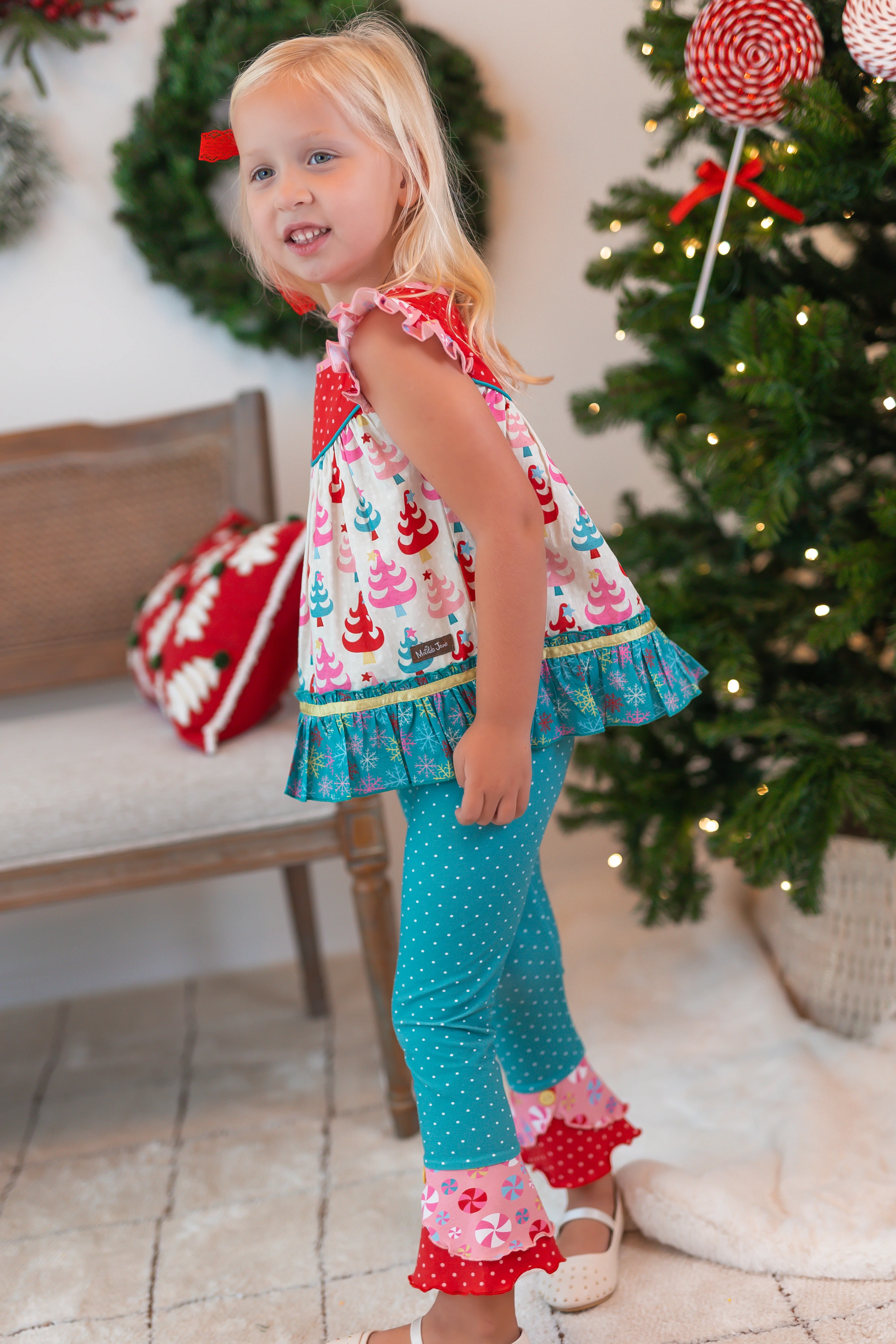 Twinkle Tree Treasures Scrappy Leggings - Image 4