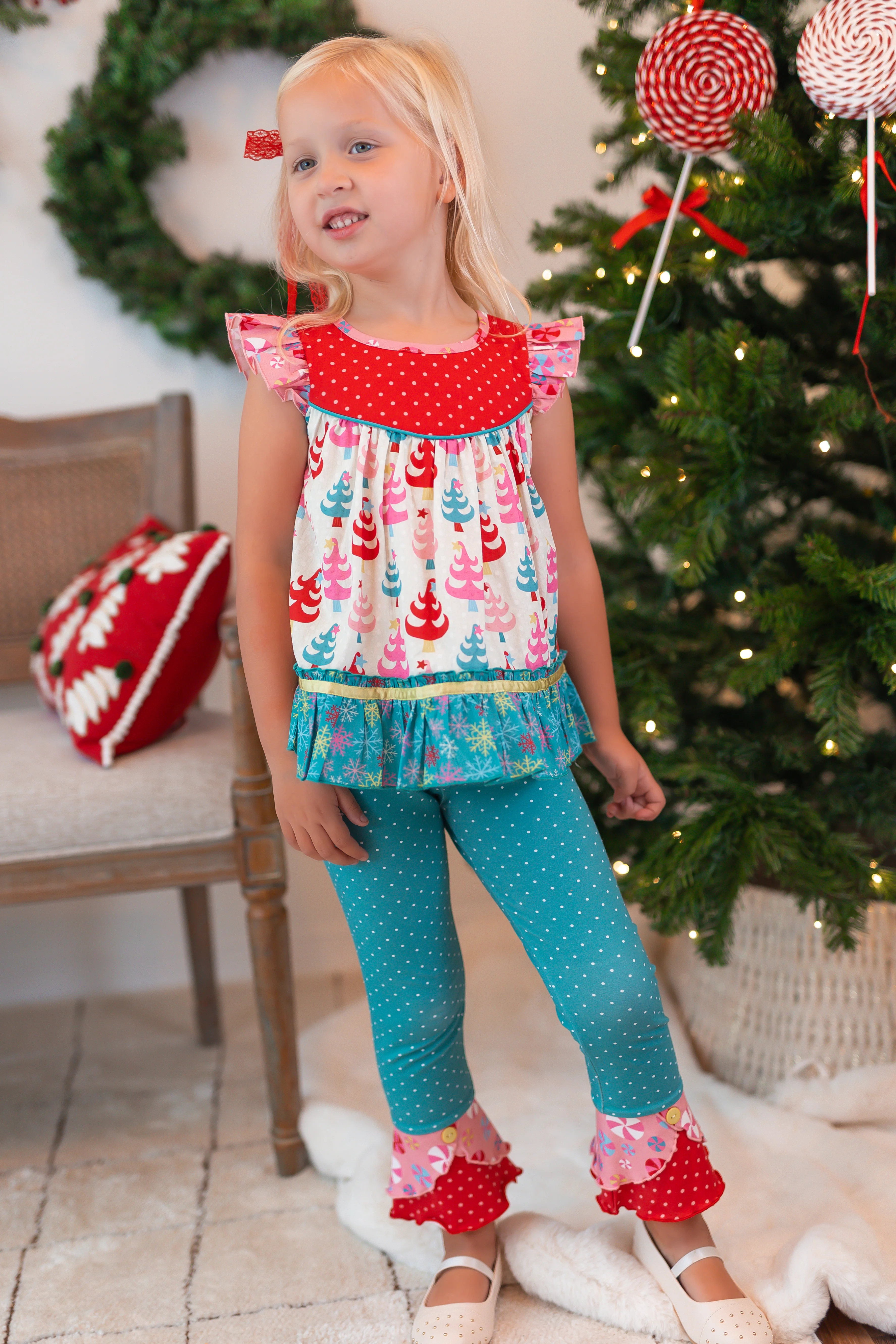 Twinkle Tree Treasures Scrappy Leggings - Image 5