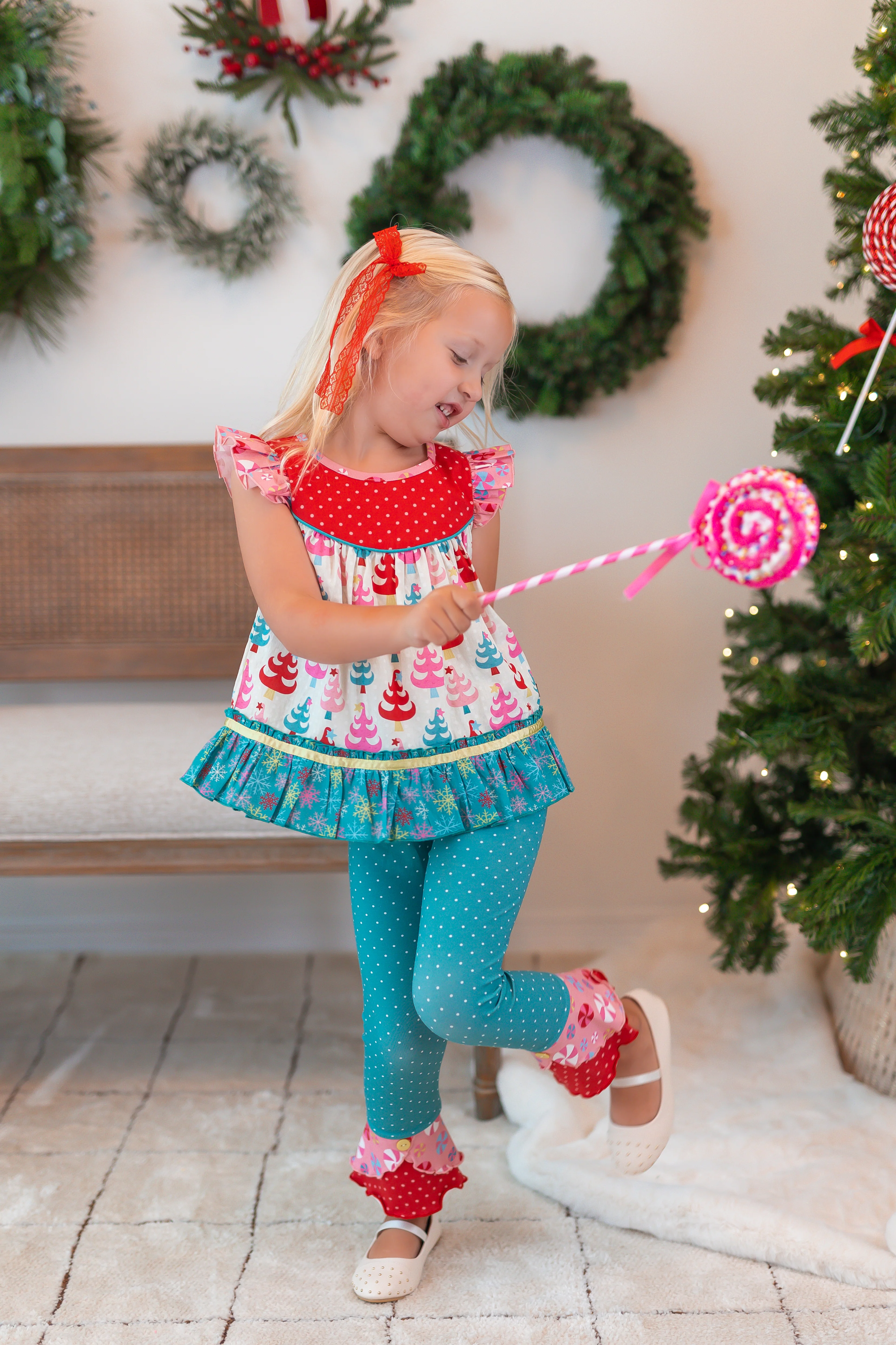 Twinkle Tree Treasures Scrappy Leggings - Image 9