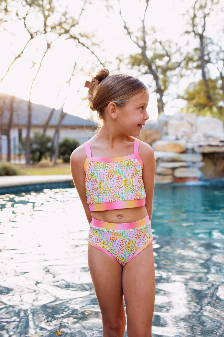 Ombre Two Piece Swimsuit | Sunlit Meadow - Image 10