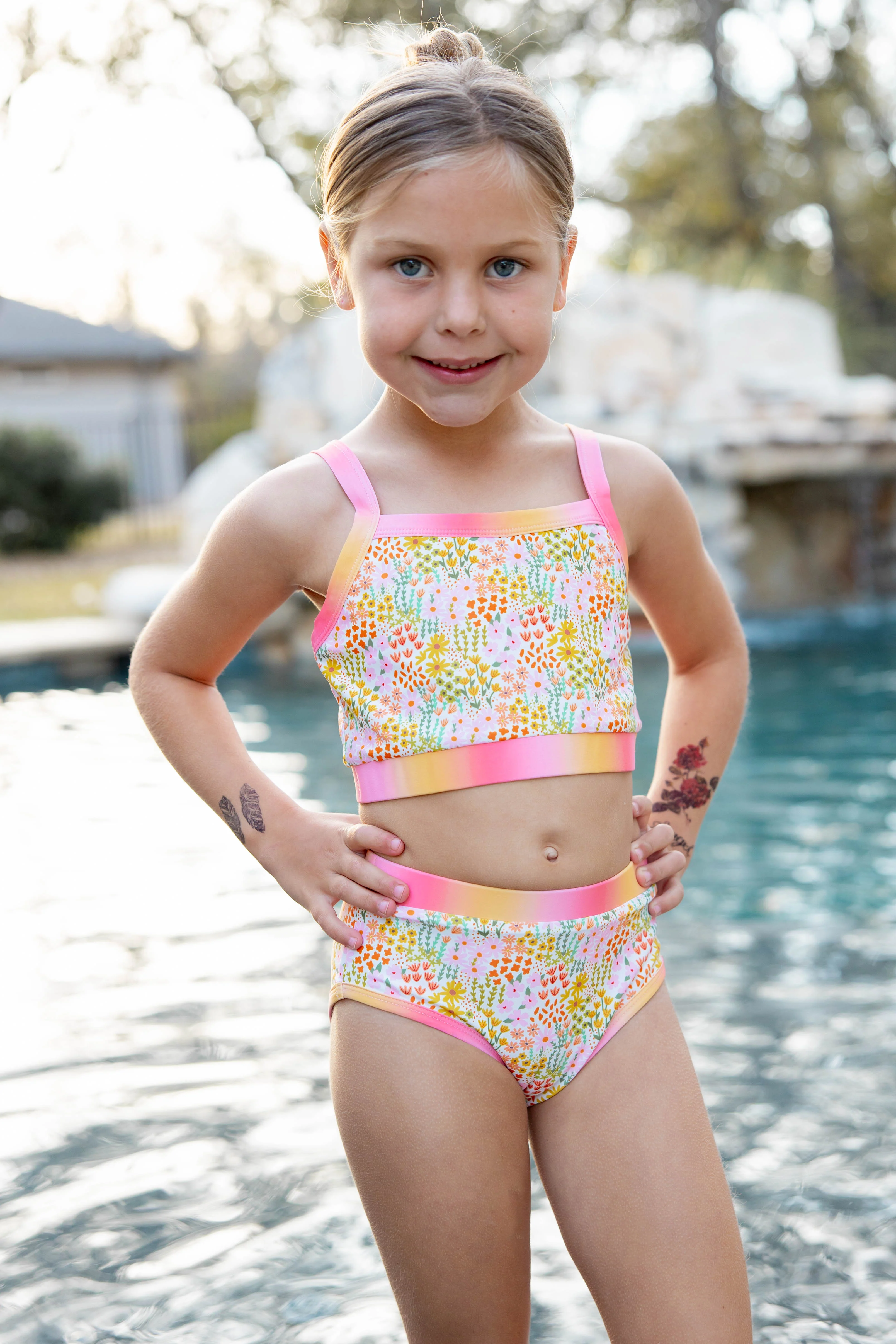 Ombre Two Piece Swimsuit | Sunlit Meadow - Image 6