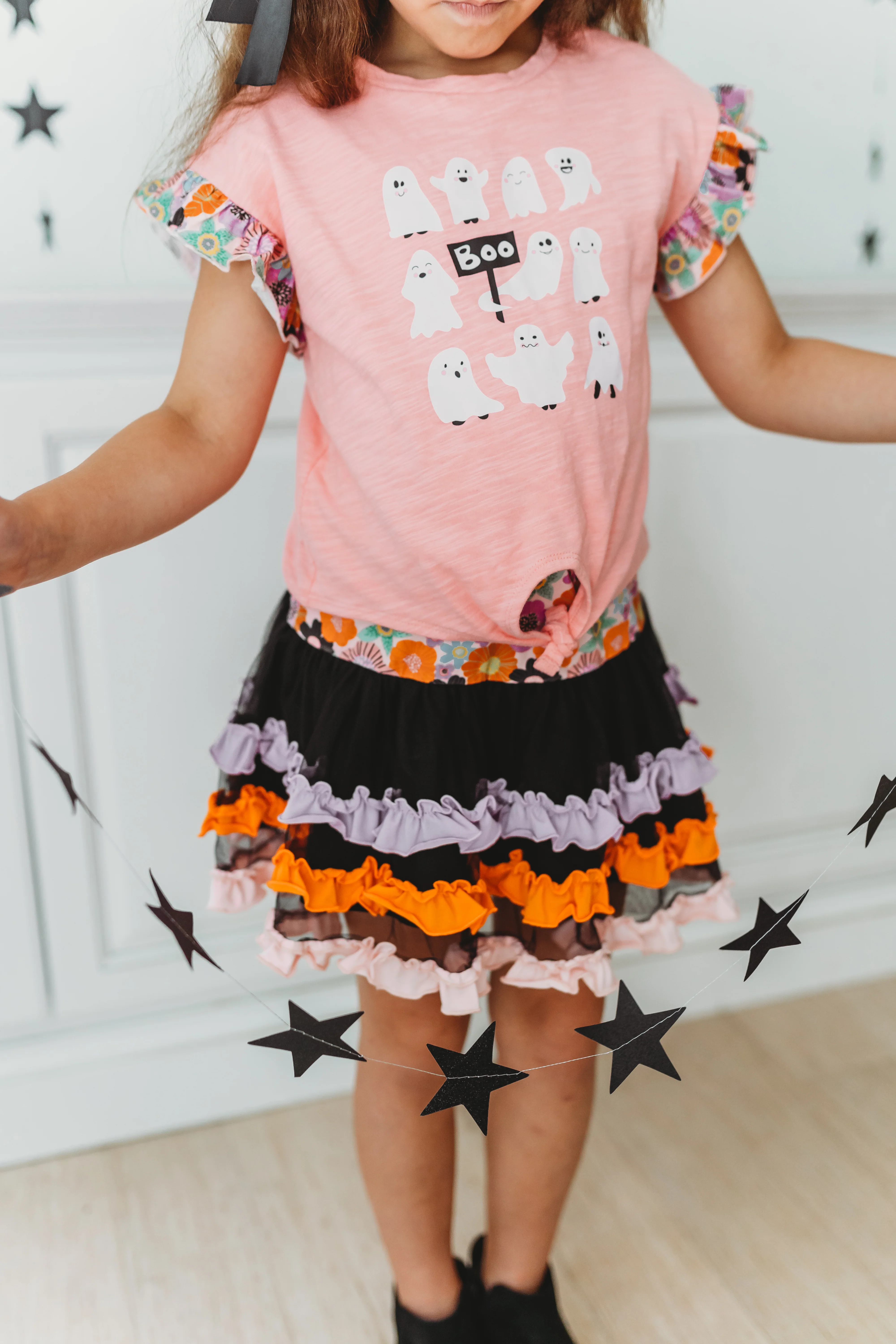 Witchy Charm Tulle Ruffle Skirt - Image 3