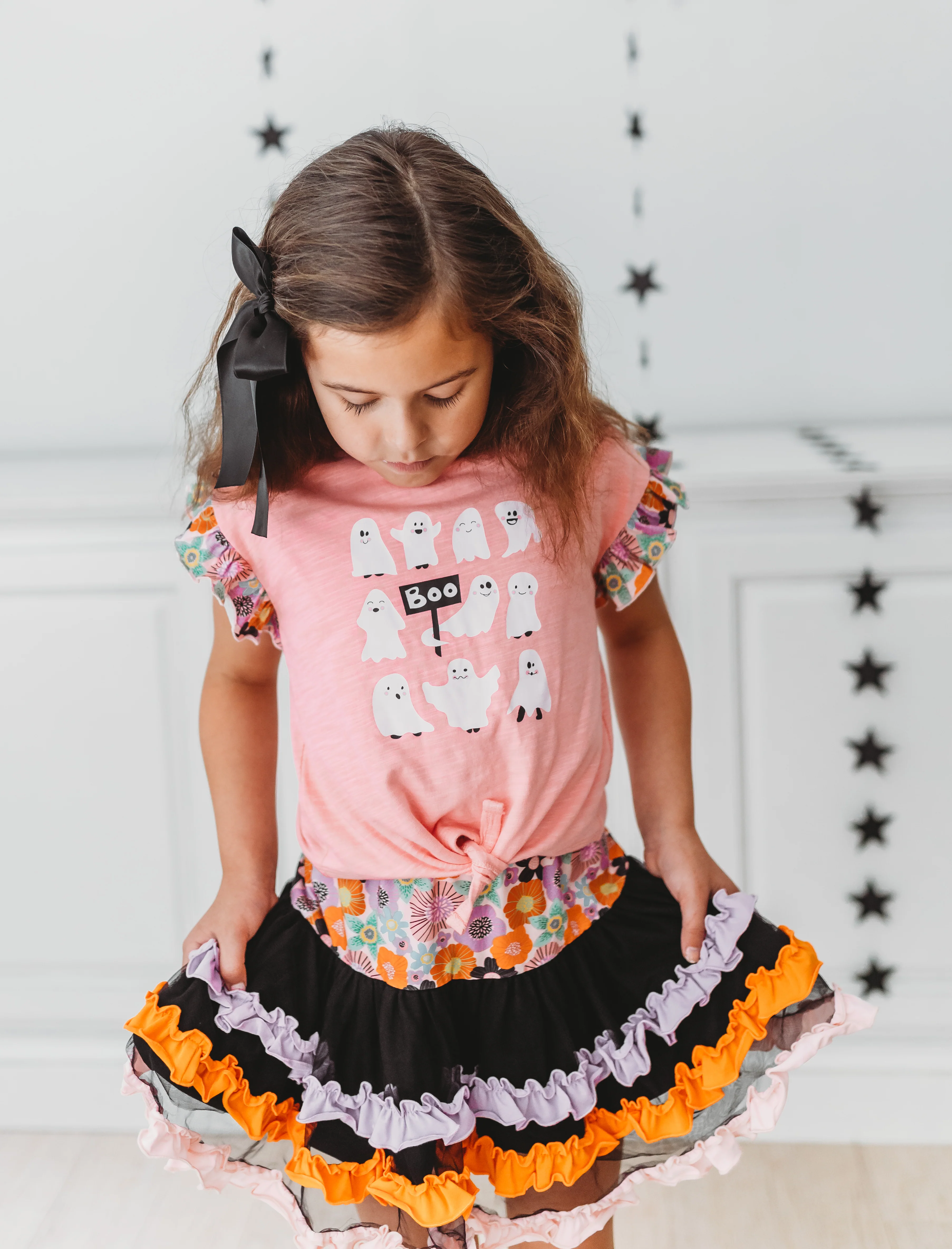 Witchy Charm Tulle Ruffle Skirt - Image 7