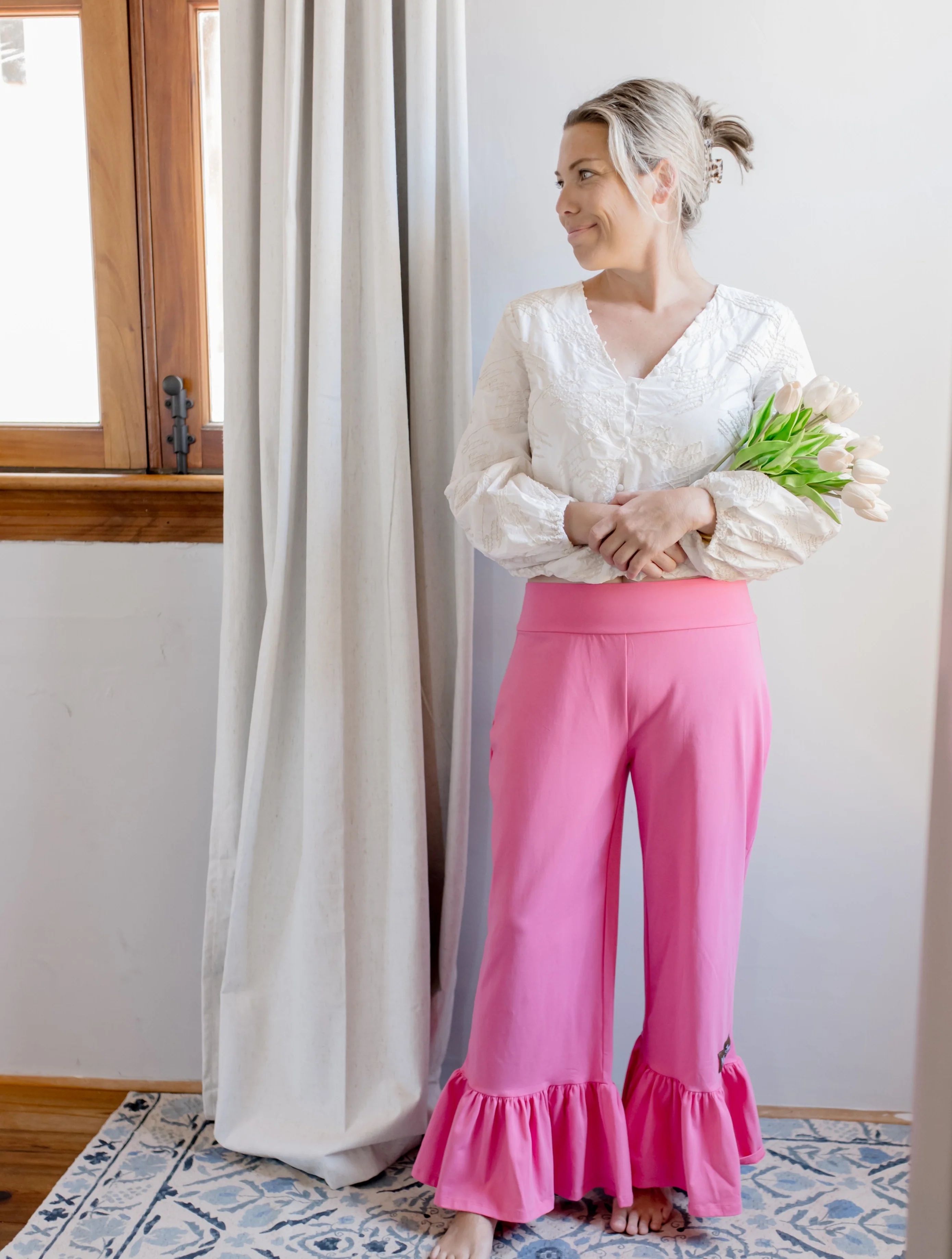 Women's Big Ruffles | Bold Barbie - Image 2