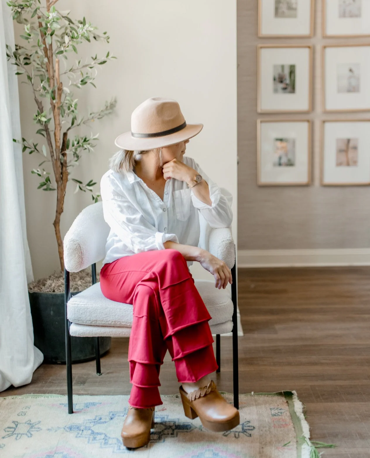 Women's Finn Pants | Merry In Cranberry